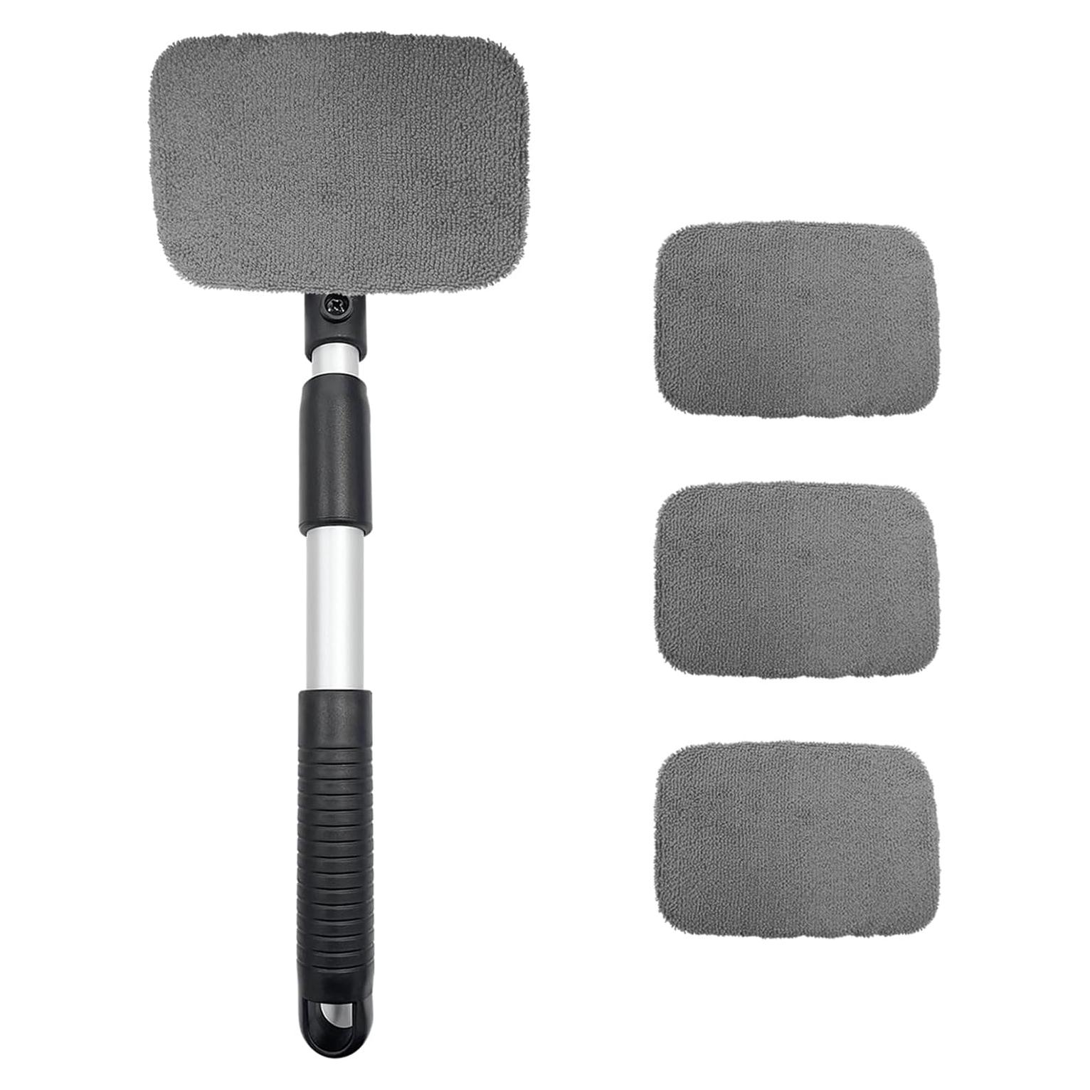 Limpiaparabrisas de Coche NYTKL con Mango Extensible y 2 Paños