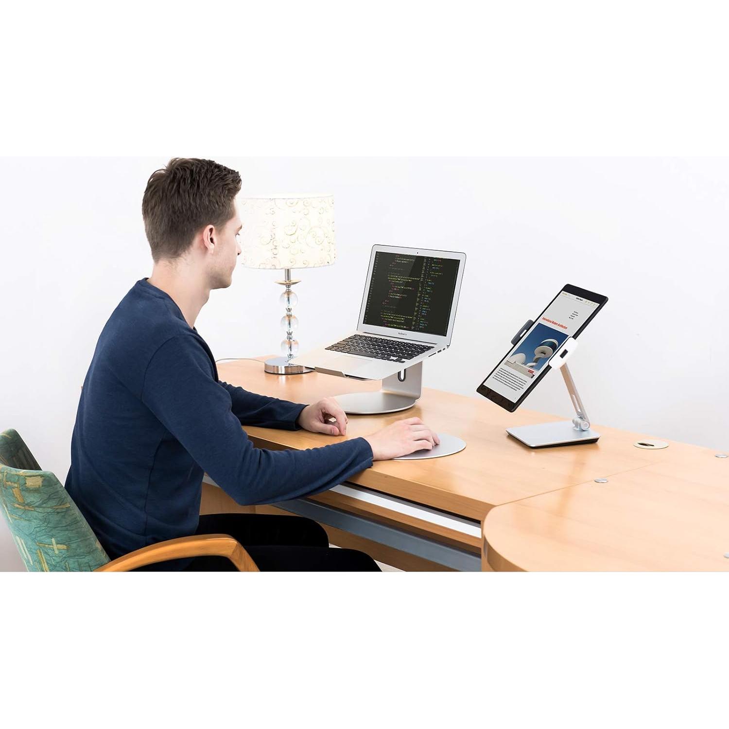 Soporte para Tabletas KABCON Ajustable Aluminio 4-14"