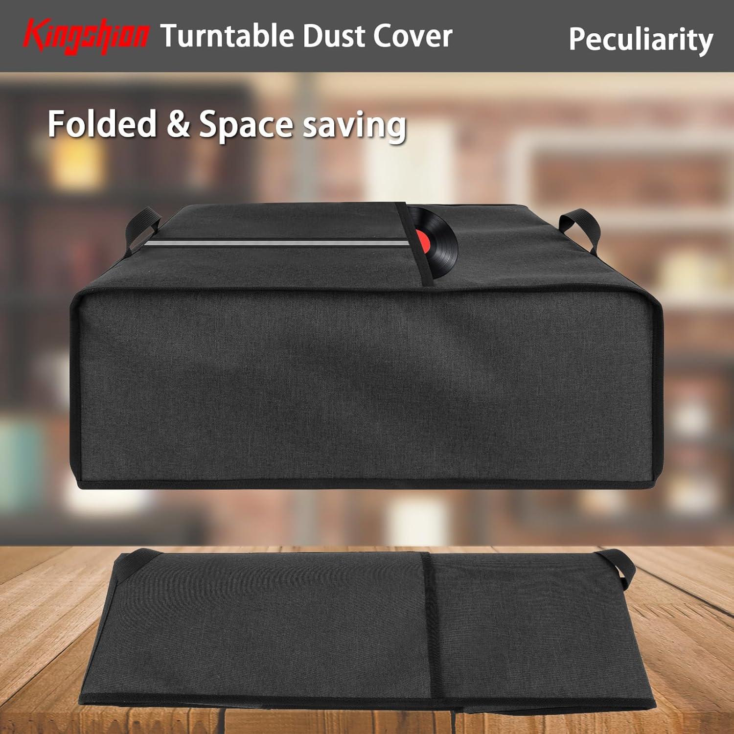 Cubierta de Polvo para Tocadiscos Kingshion Azul 48x40x17cm