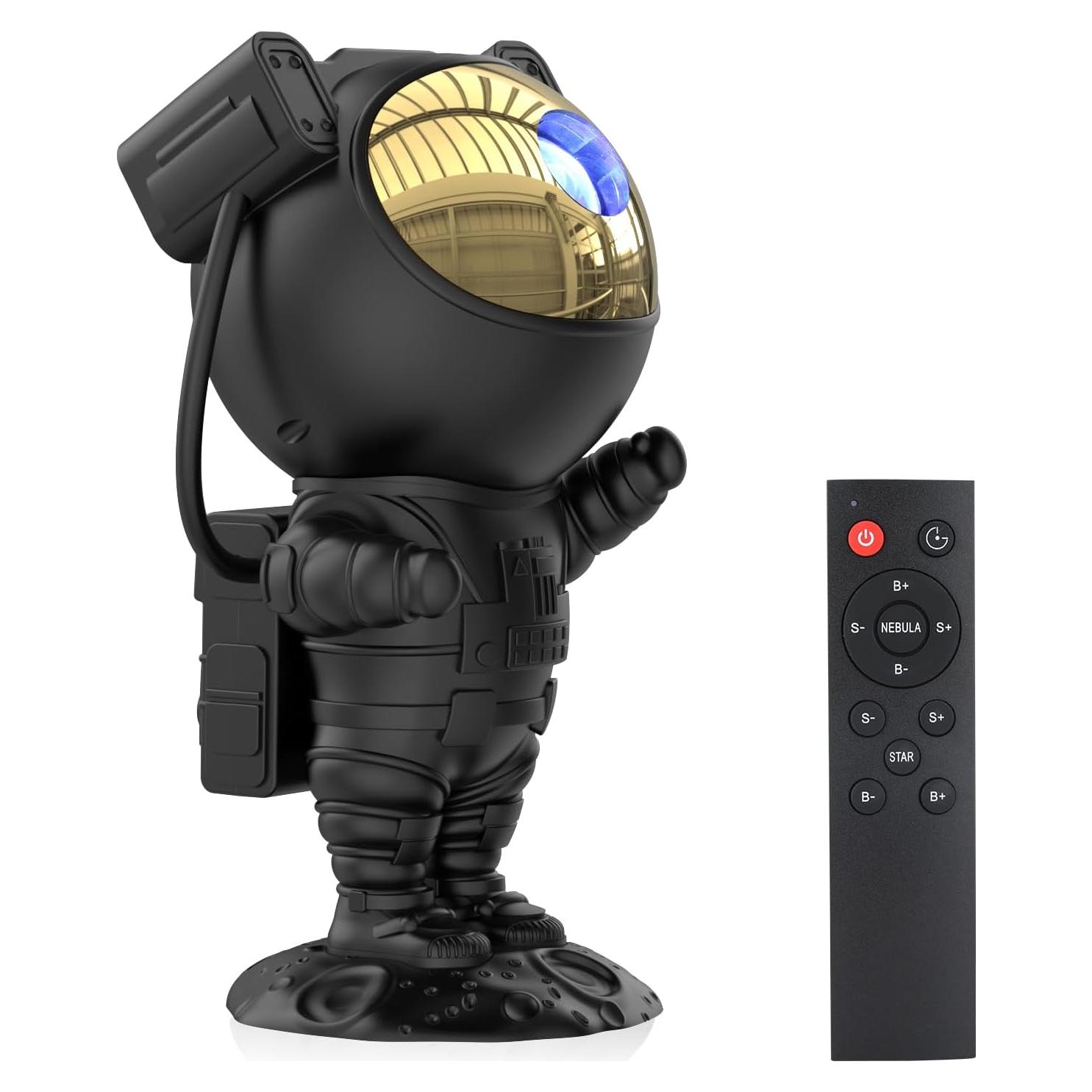 Proyector de Estrellas Hiya-Naya Astronauta 360° Luz Nocturna