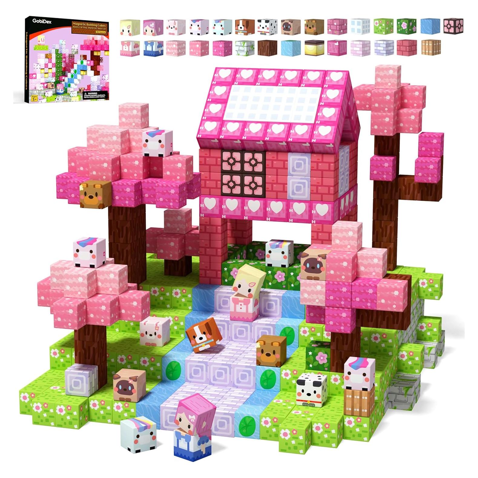 Bloques Magnéticos GobiDex 100PCS Juguetes de Construcción 2.54cm