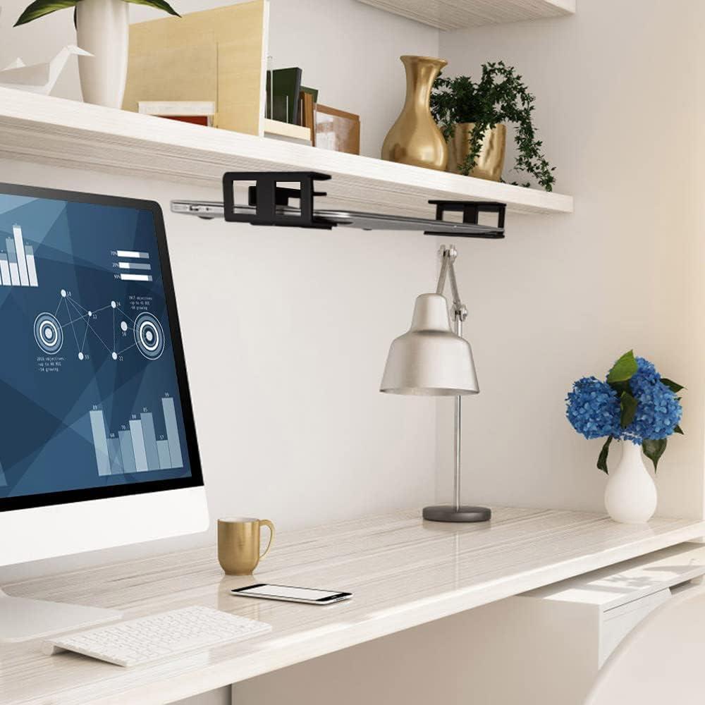 Soporte para Laptop Bajo Escritorio IFCASE Negro Aluminio 13.6 kg