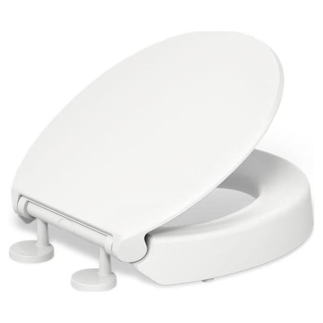 Asiento de Inodoro Elevado KOHLER Hyten 7.62 cm Blanco