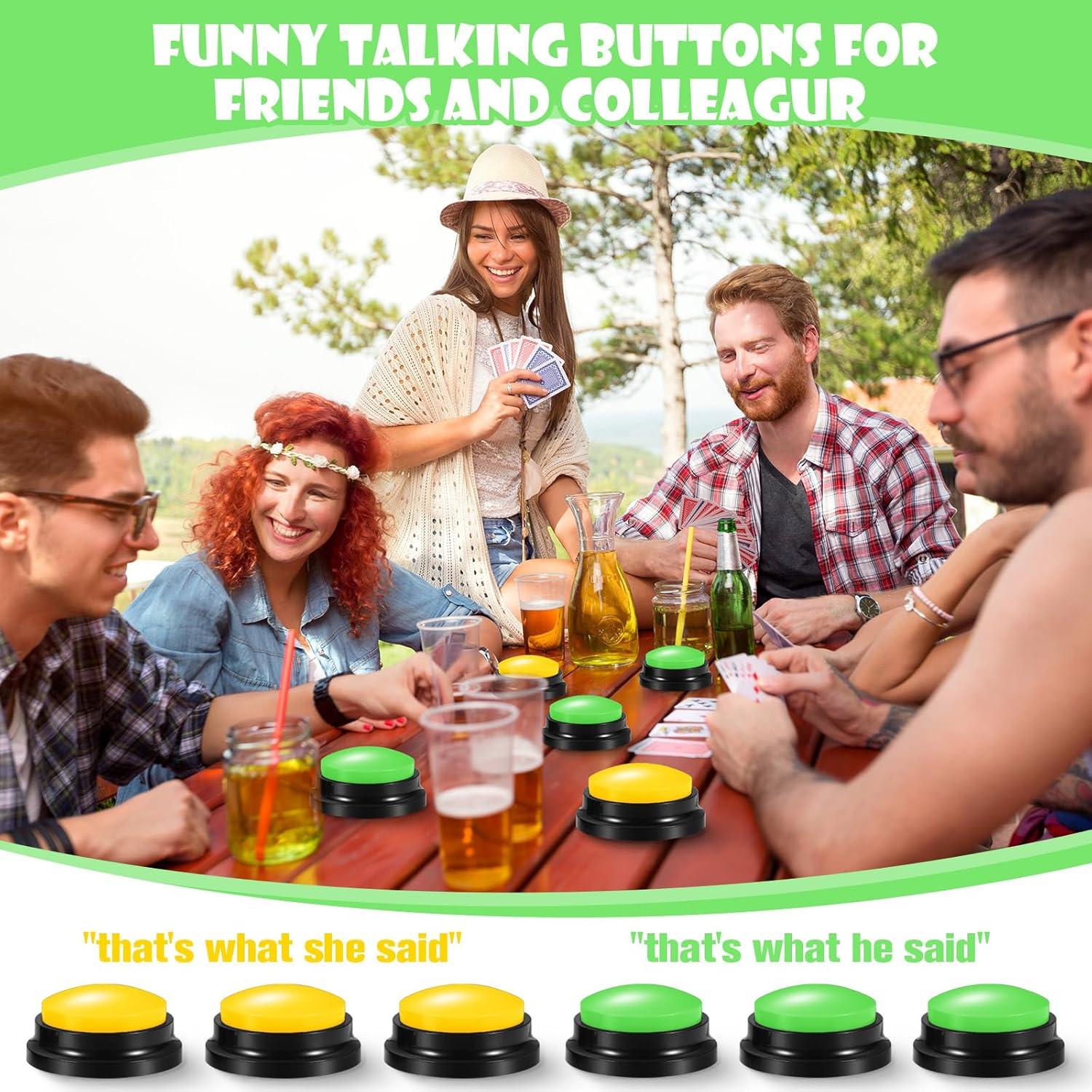 Yunsailing 12 Buzzers Grabables para Juegos de Aula y Trivia