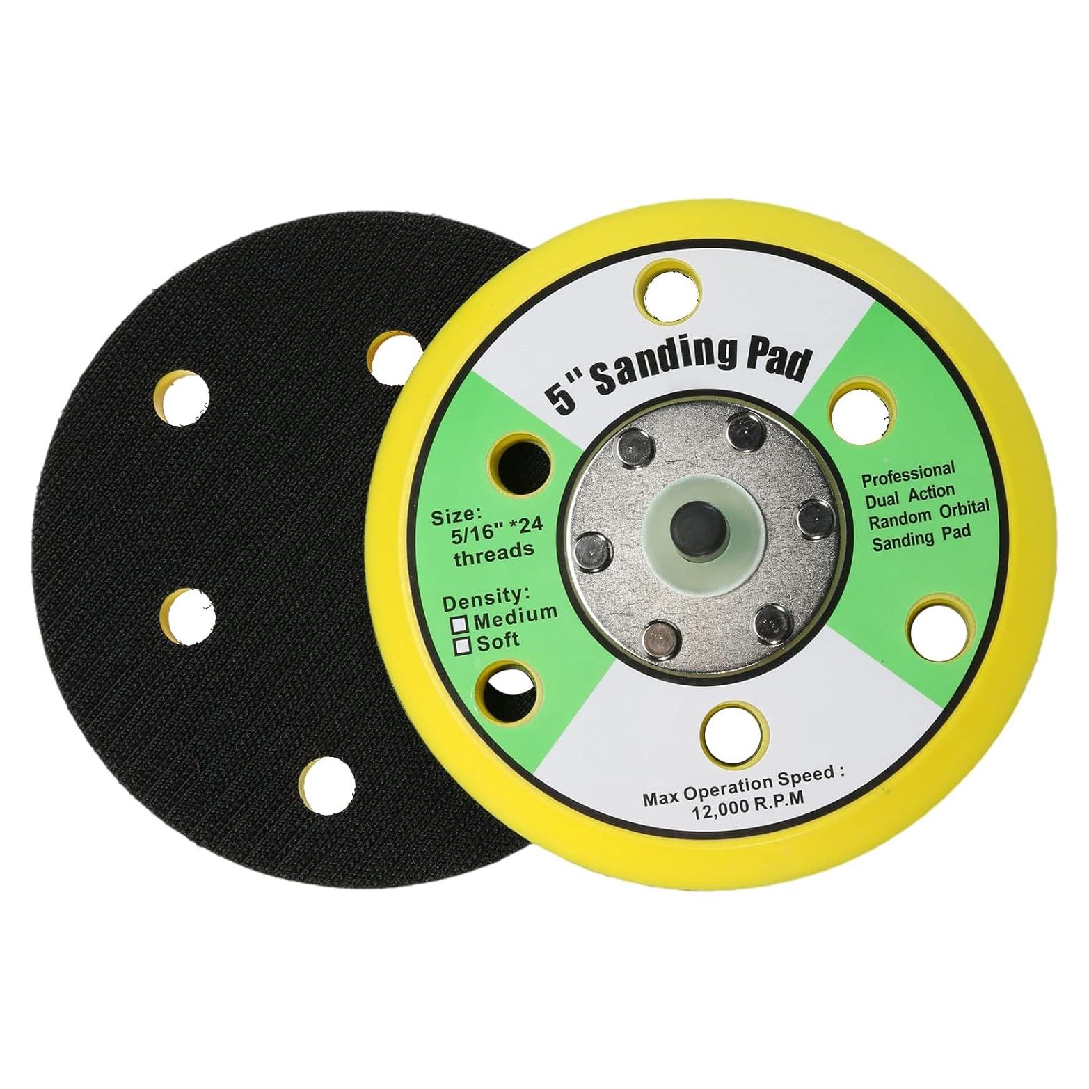 Pad de Respaldo Lijadora Orbital Asabocai 5" 6 Agujeros