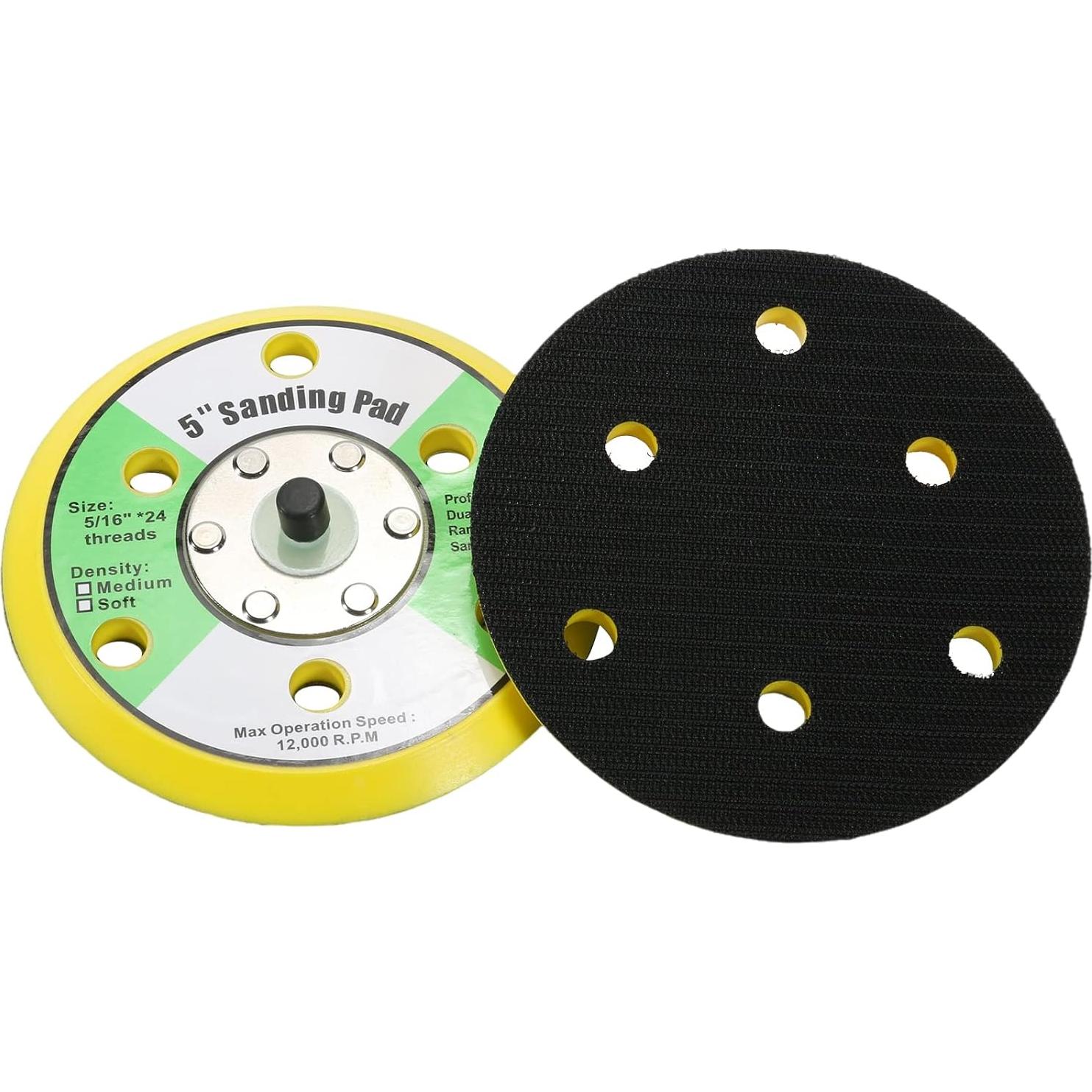 Pad de Respaldo Lijadora Orbital Asabocai 5" 6 Agujeros