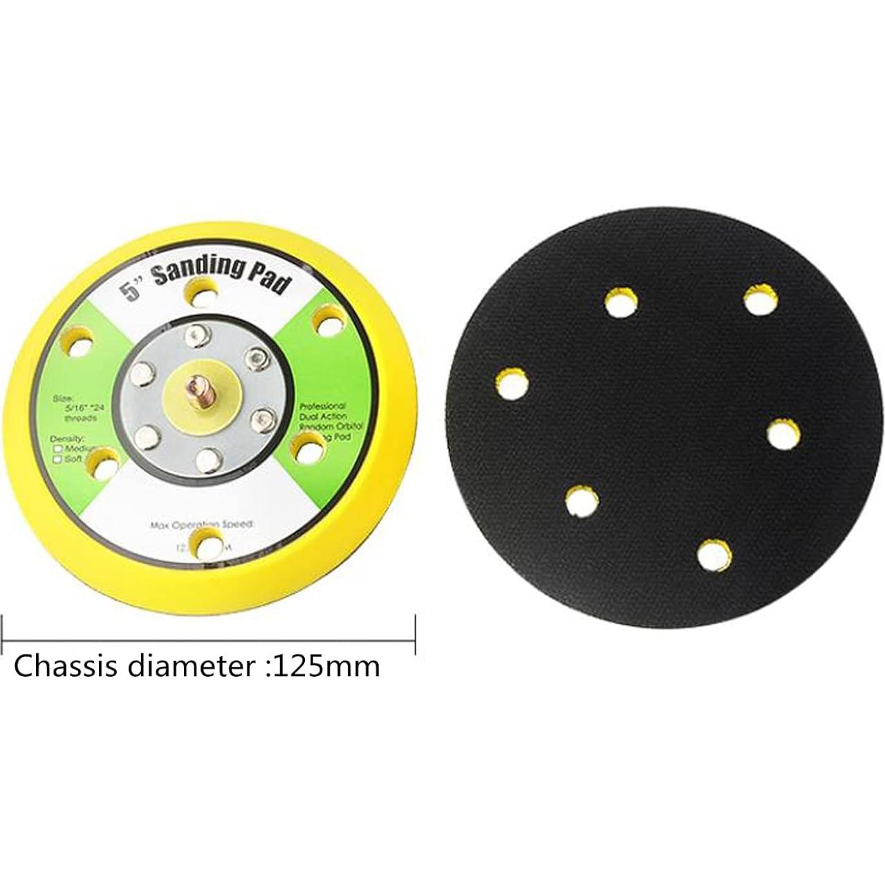 Pad de Respaldo Lijadora Orbital Asabocai 5" 6 Agujeros