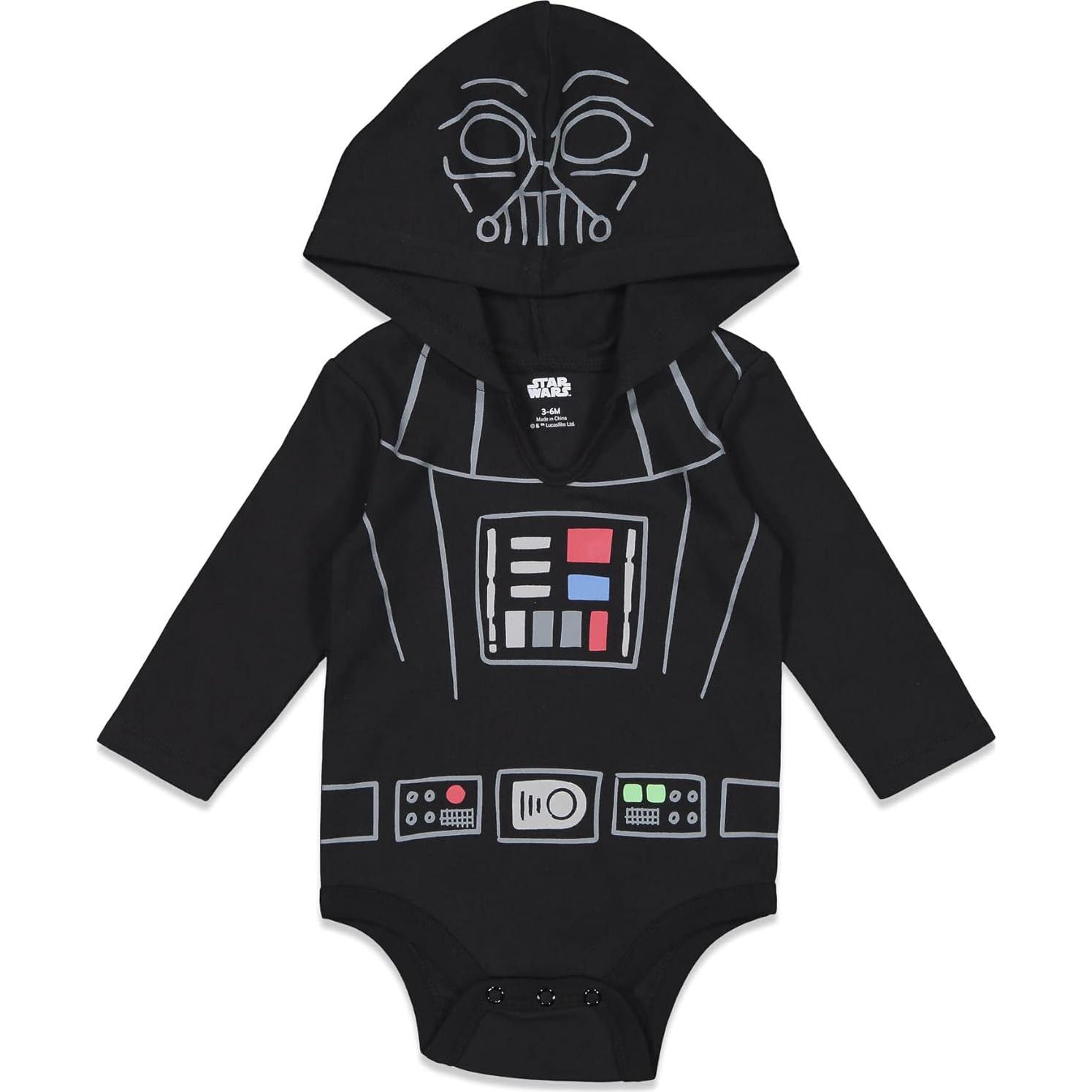 Bodysuits con Capucha Star Wars para Bebés 0-24 Meses