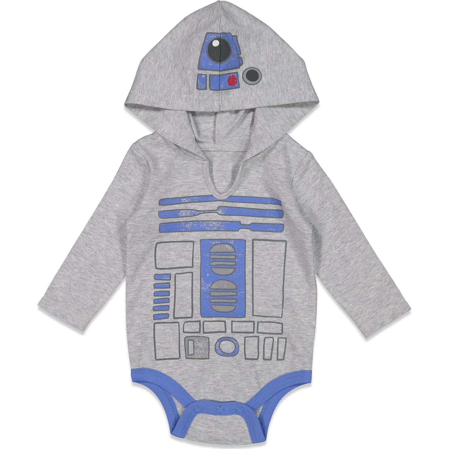 Bodysuits con Capucha Star Wars para Bebés 0-24 Meses