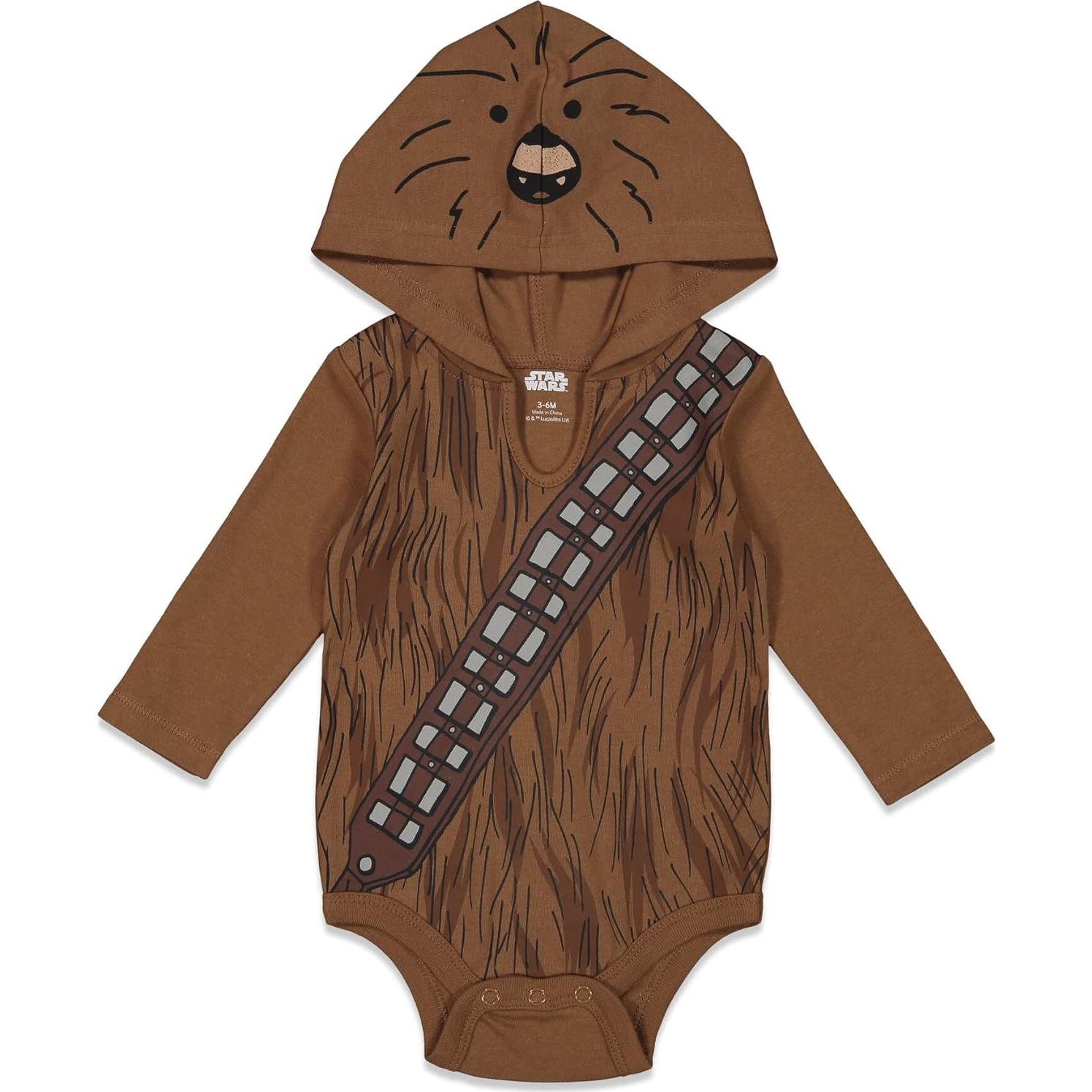 Bodysuits con Capucha Star Wars para Bebés 0-24 Meses
