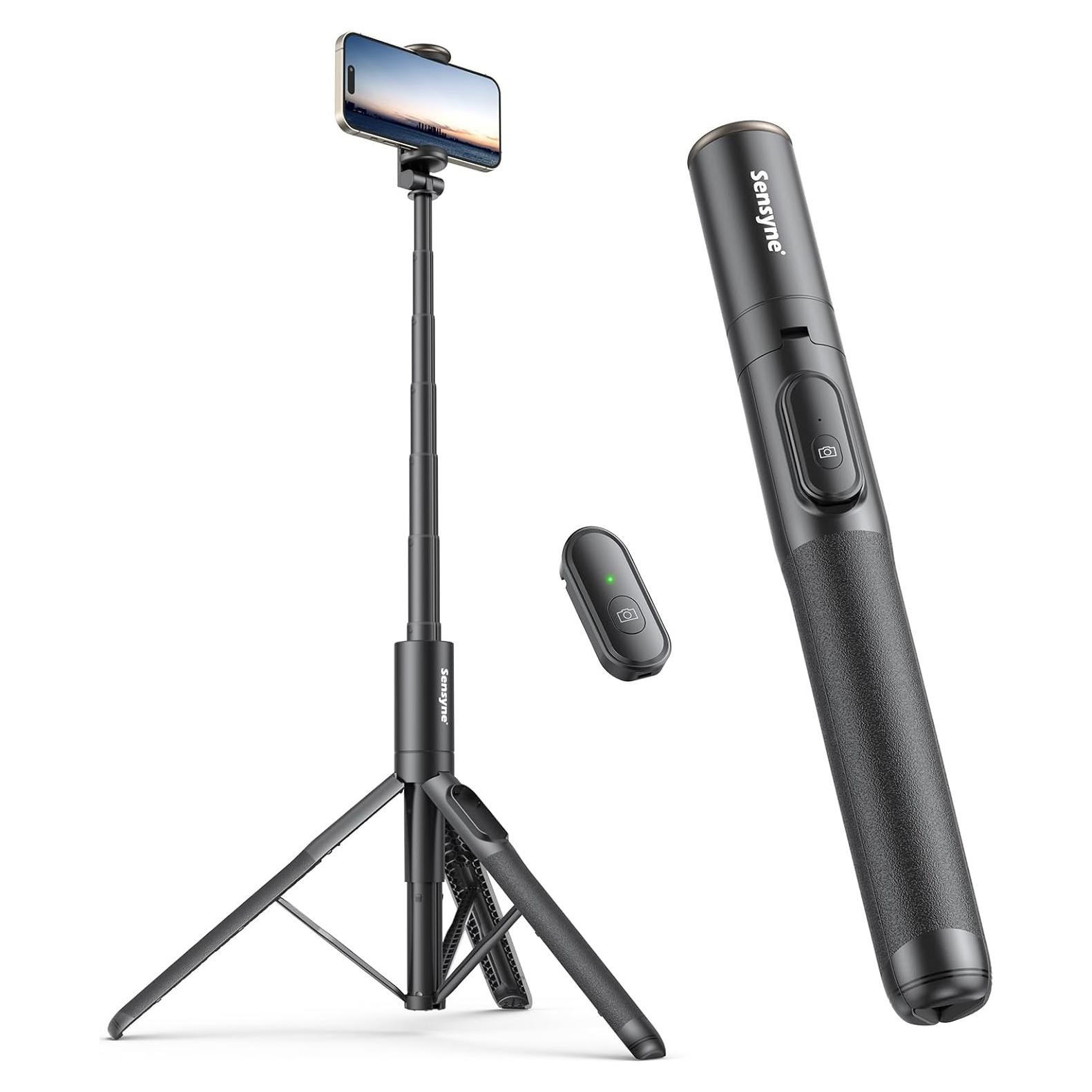 Trípode para Teléfono Sensyne 60" con Control Remoto