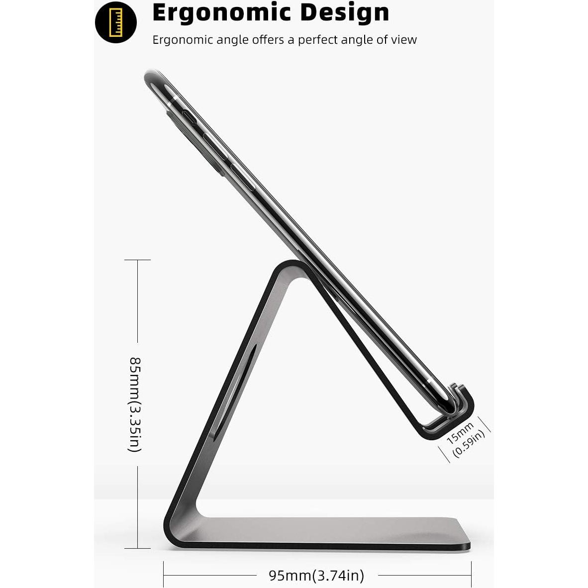 Soporte para Teléfono Lamicall VC-S-US-B - Negro Antideslizante