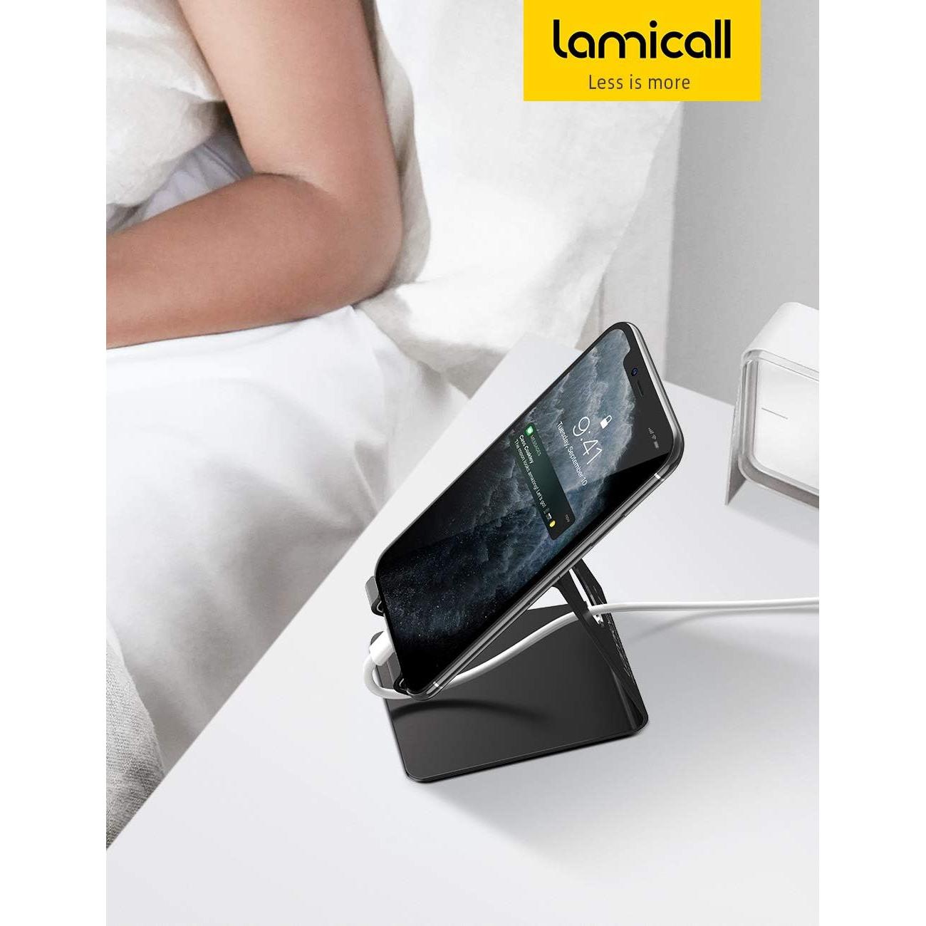 Soporte para Teléfono Lamicall VC-S-US-B - Negro Antideslizante
