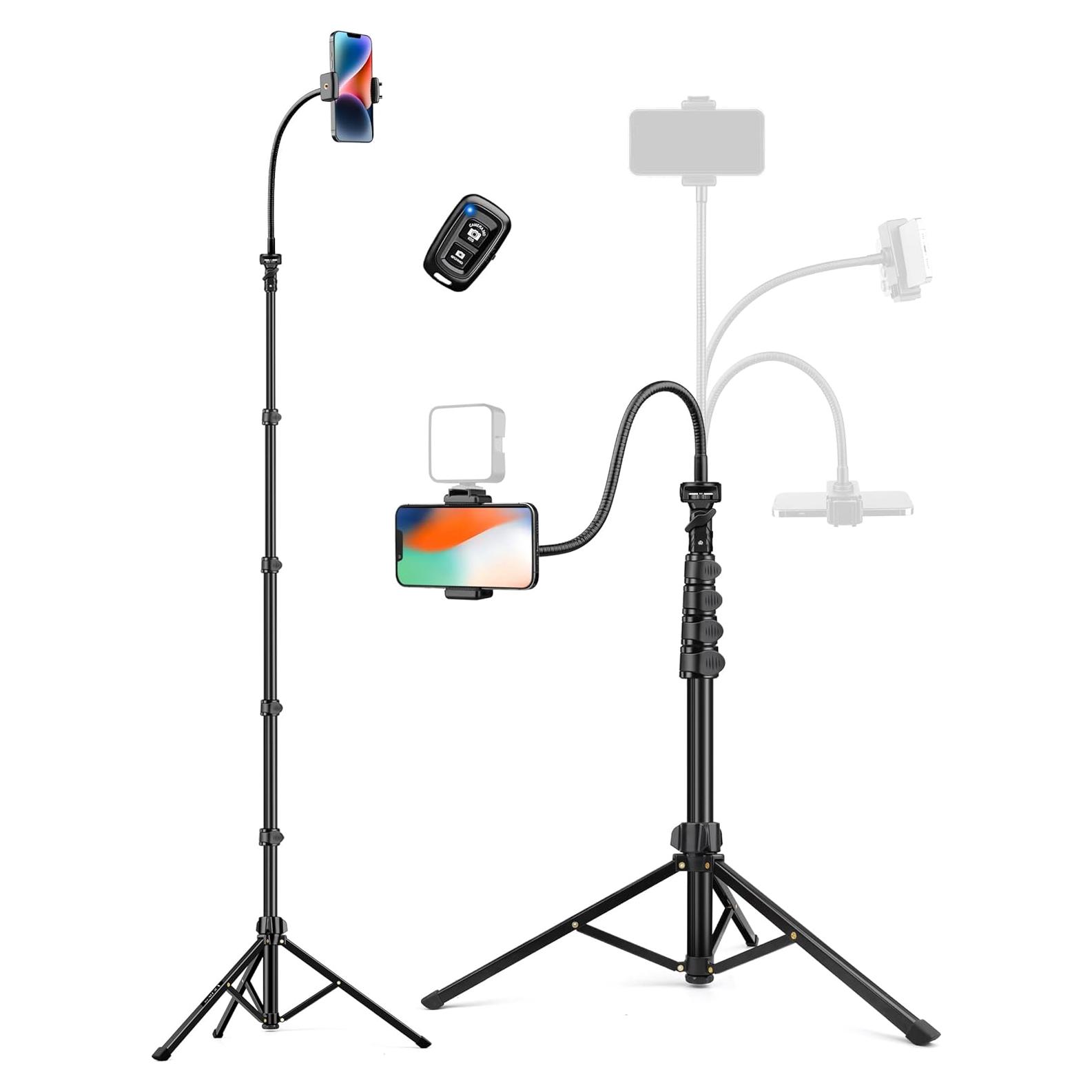 Trípode para Teléfono Victiv 218 cm Flexible con Control Remoto