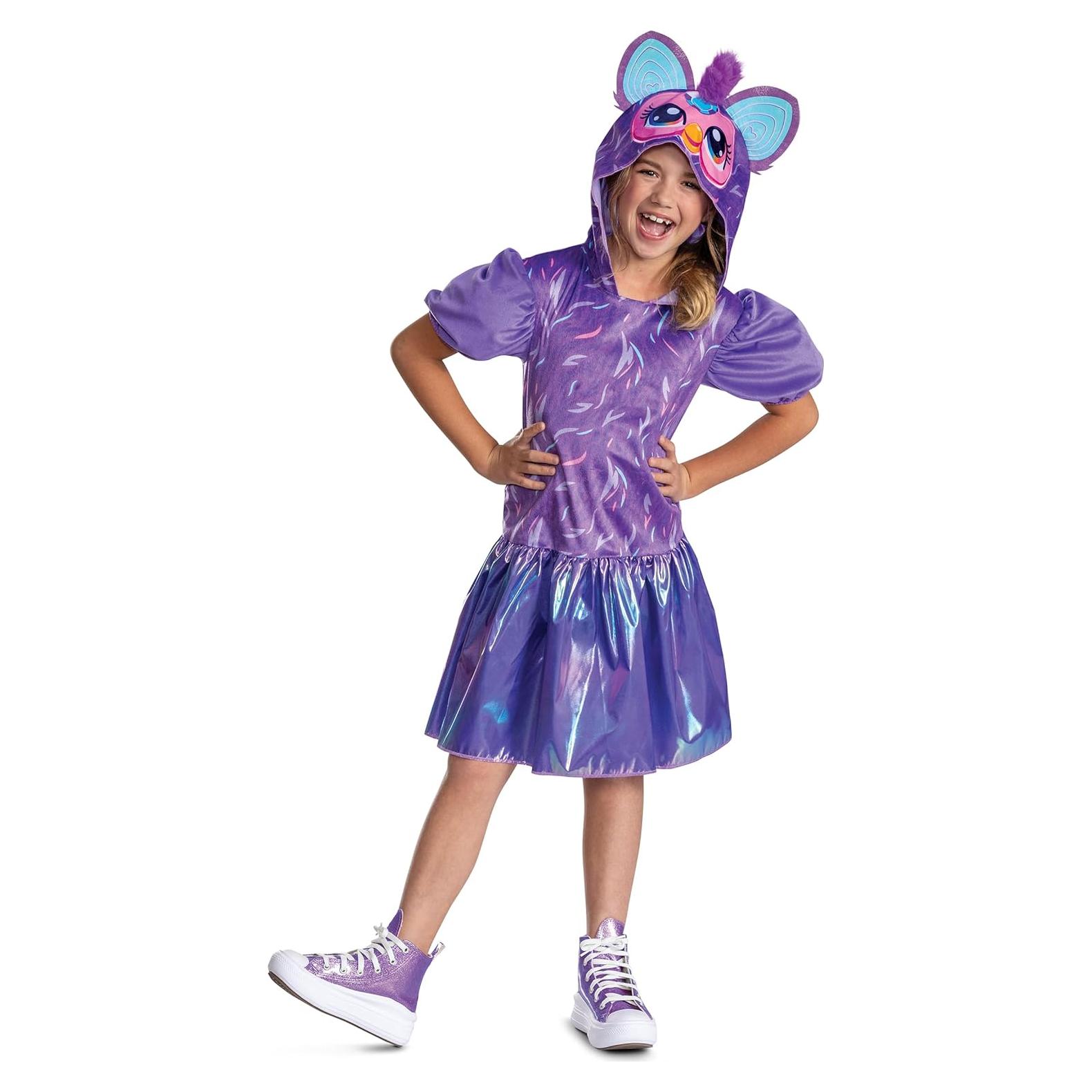 Disfraz de Furby Morado para Niños - Licenciado Hasbro S (4-6x)