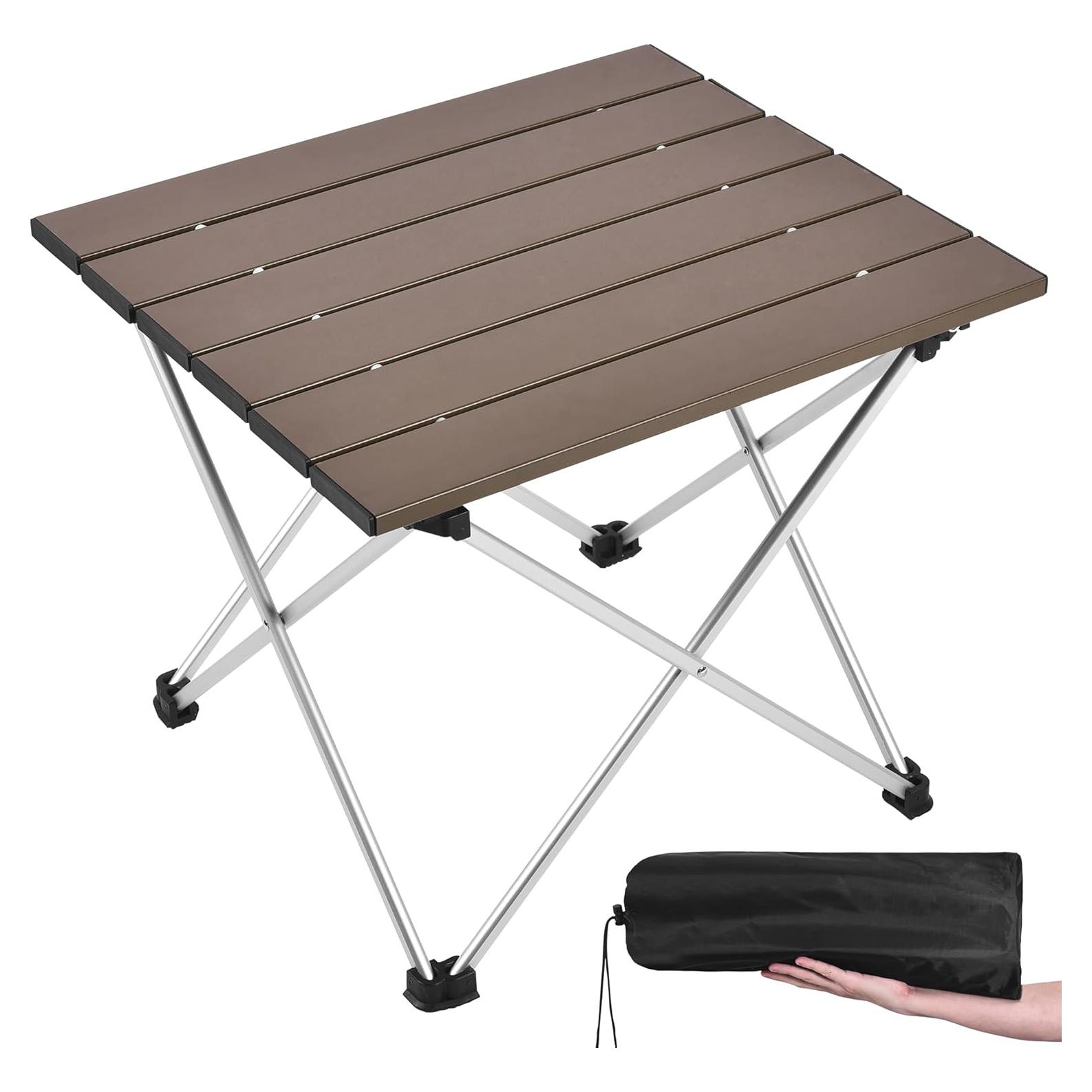 Mesa de Camping Plegable Grope CT-01 Aluminio 39x34 cm