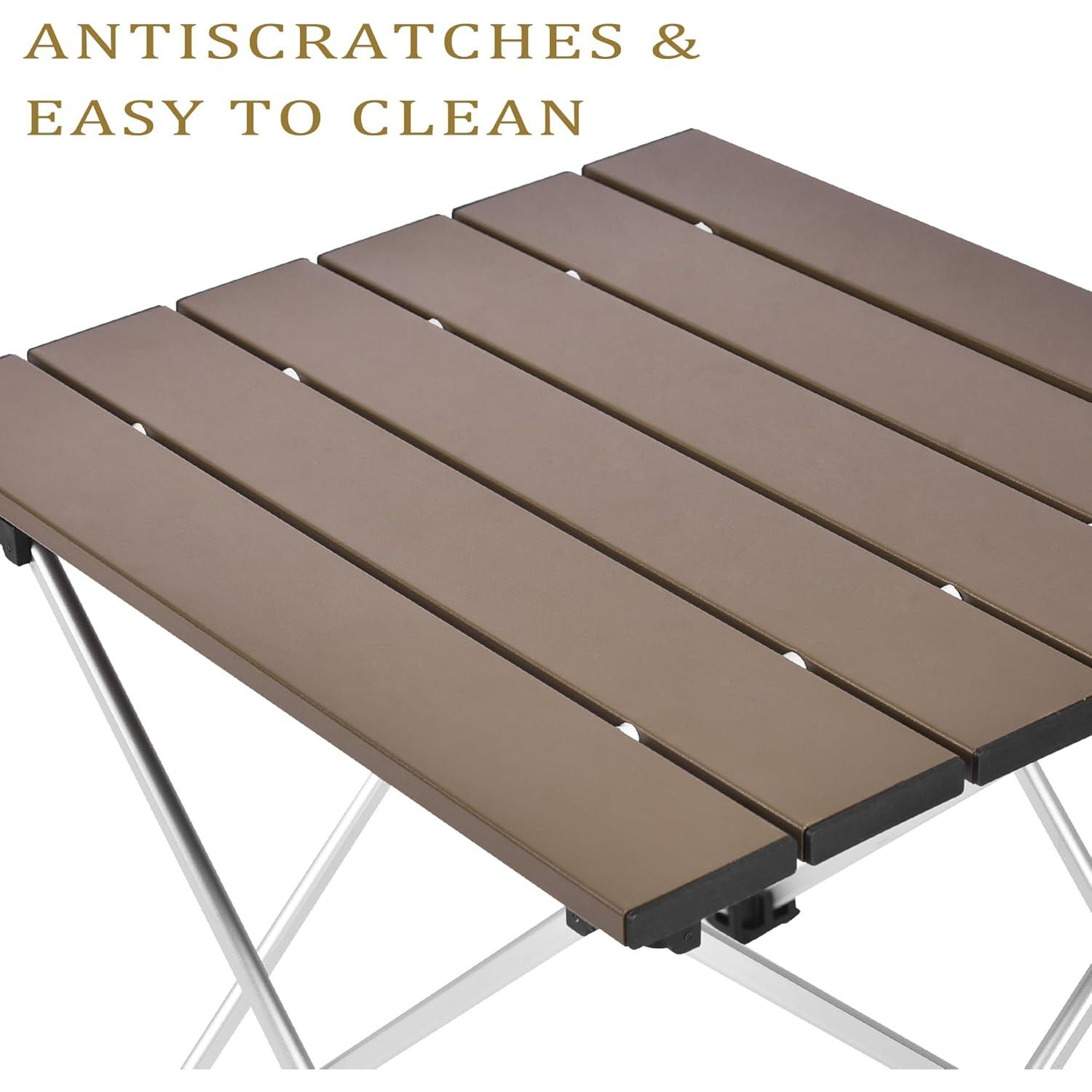 Mesa de Camping Plegable Grope CT-01 Aluminio 39x34 cm