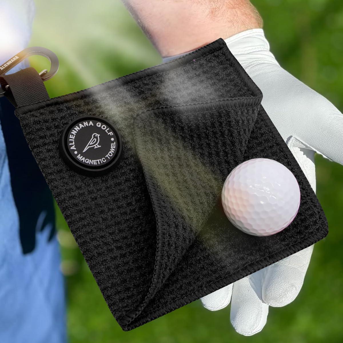 Toalla de Golf Magnética Aliennana Pequeña Microfibra 13.97cm