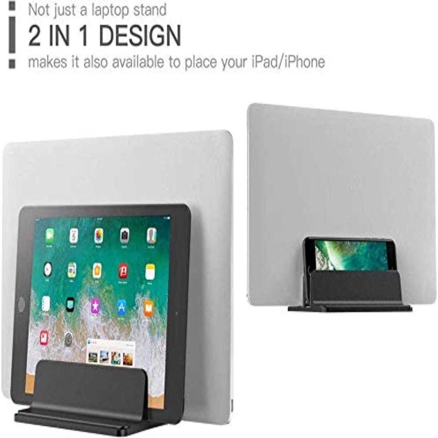 Soporte Vertical para Laptop POANW Ajustable hasta 43 cm Negro