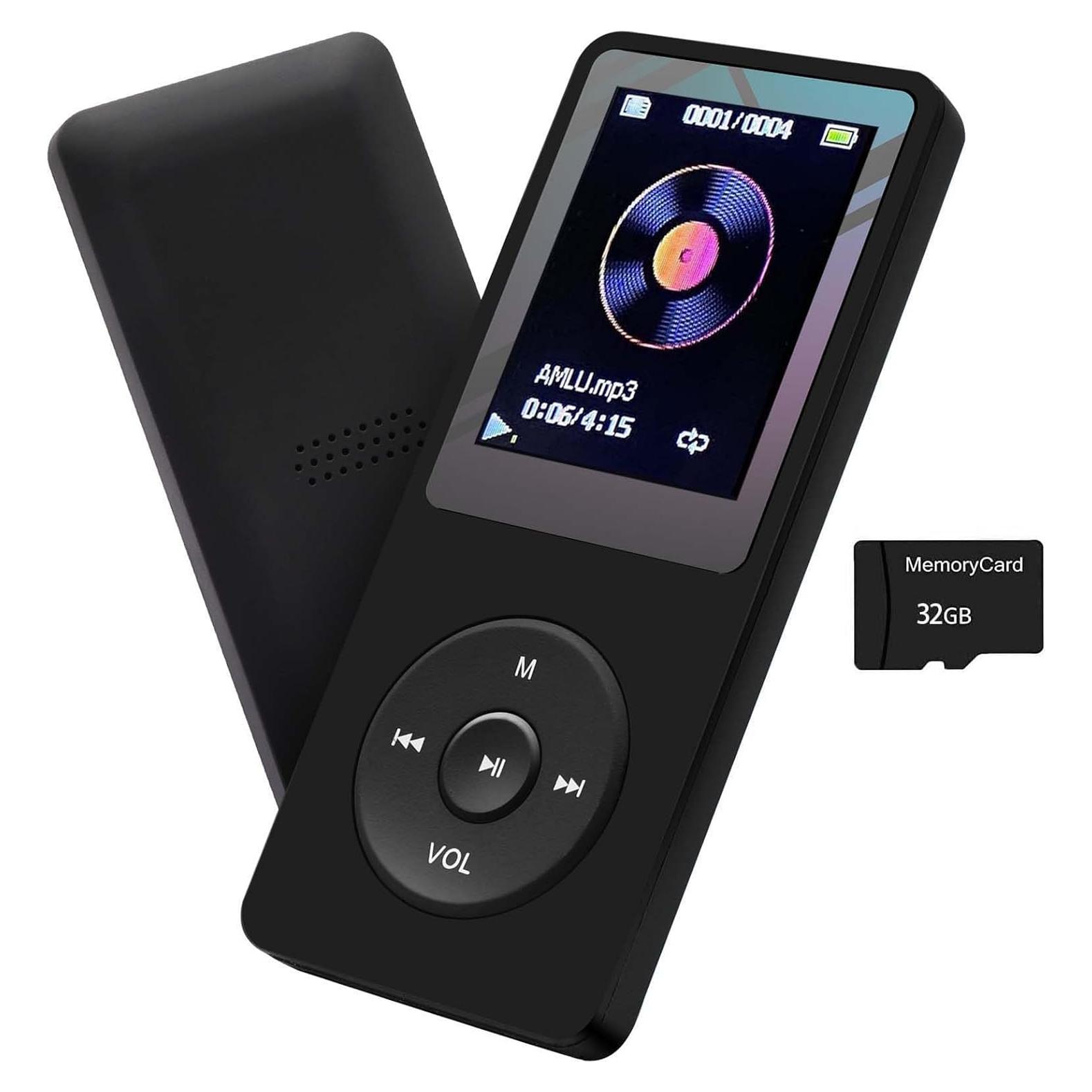 Reproductor MP3 Arungo MP10 32GB Sonido HiFi Pantalla 1.8"