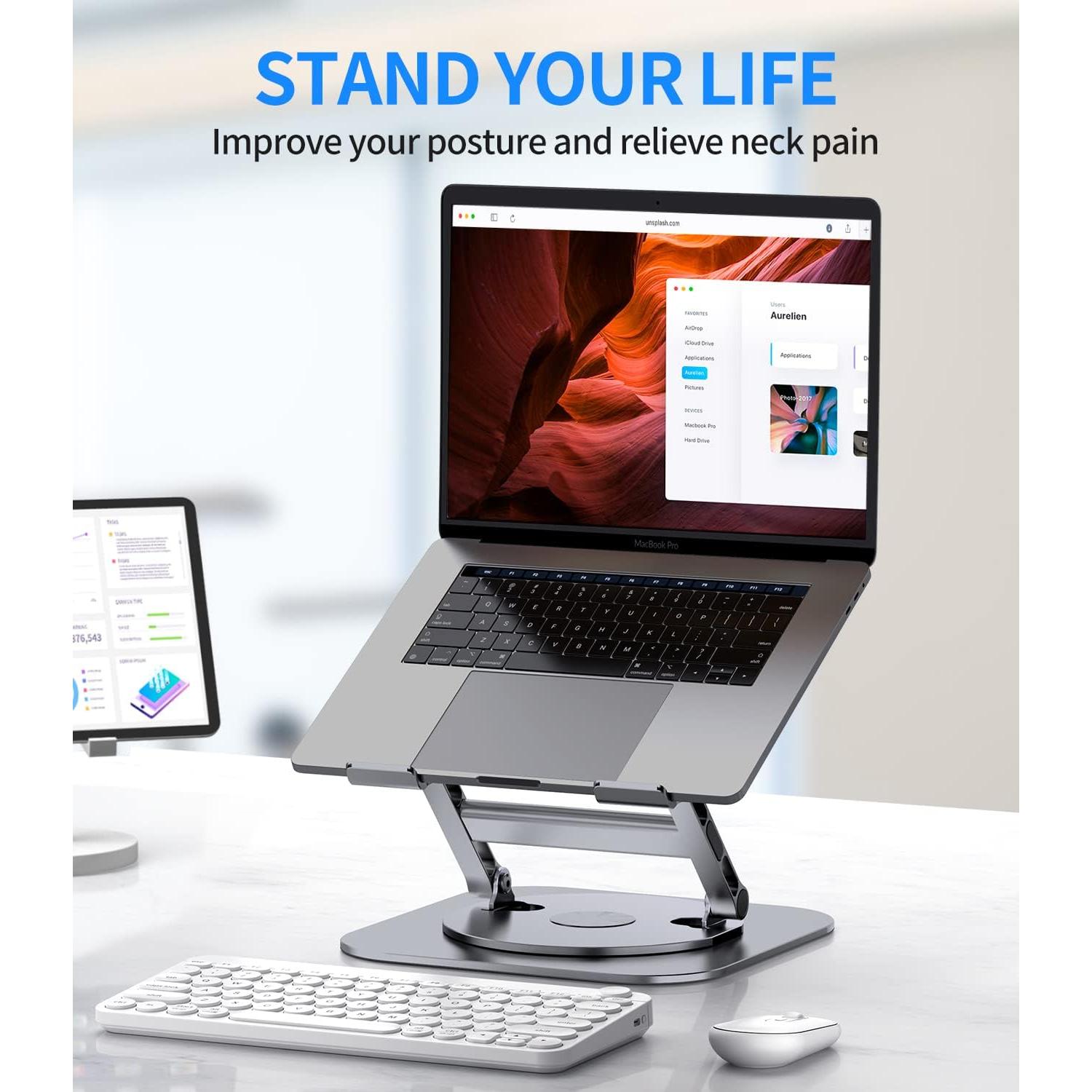 Soporte de Laptop AOEVI LS928 Pro Ajustable Ergonómico 16"