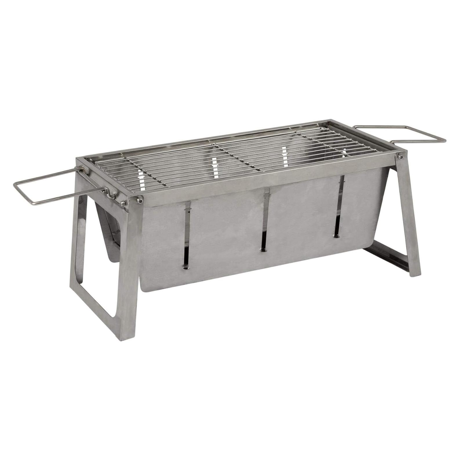 Parrilla de Carbón Plegable Fire Sense Acero Inoxidable 3,40 kg