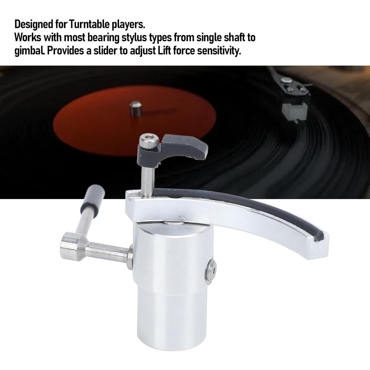 Elevador de Brazo Automático SASKATE para Tocadiscos LP Plata