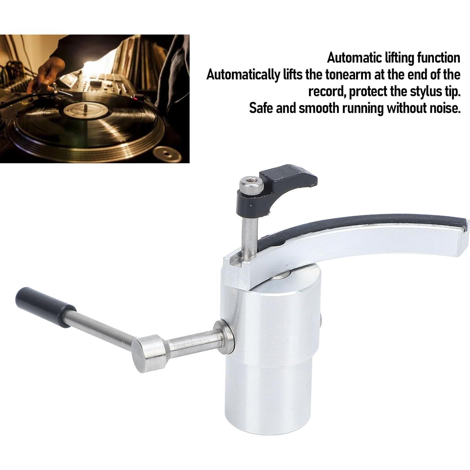 Elevador de Brazo Automático SASKATE para Tocadiscos LP Plata