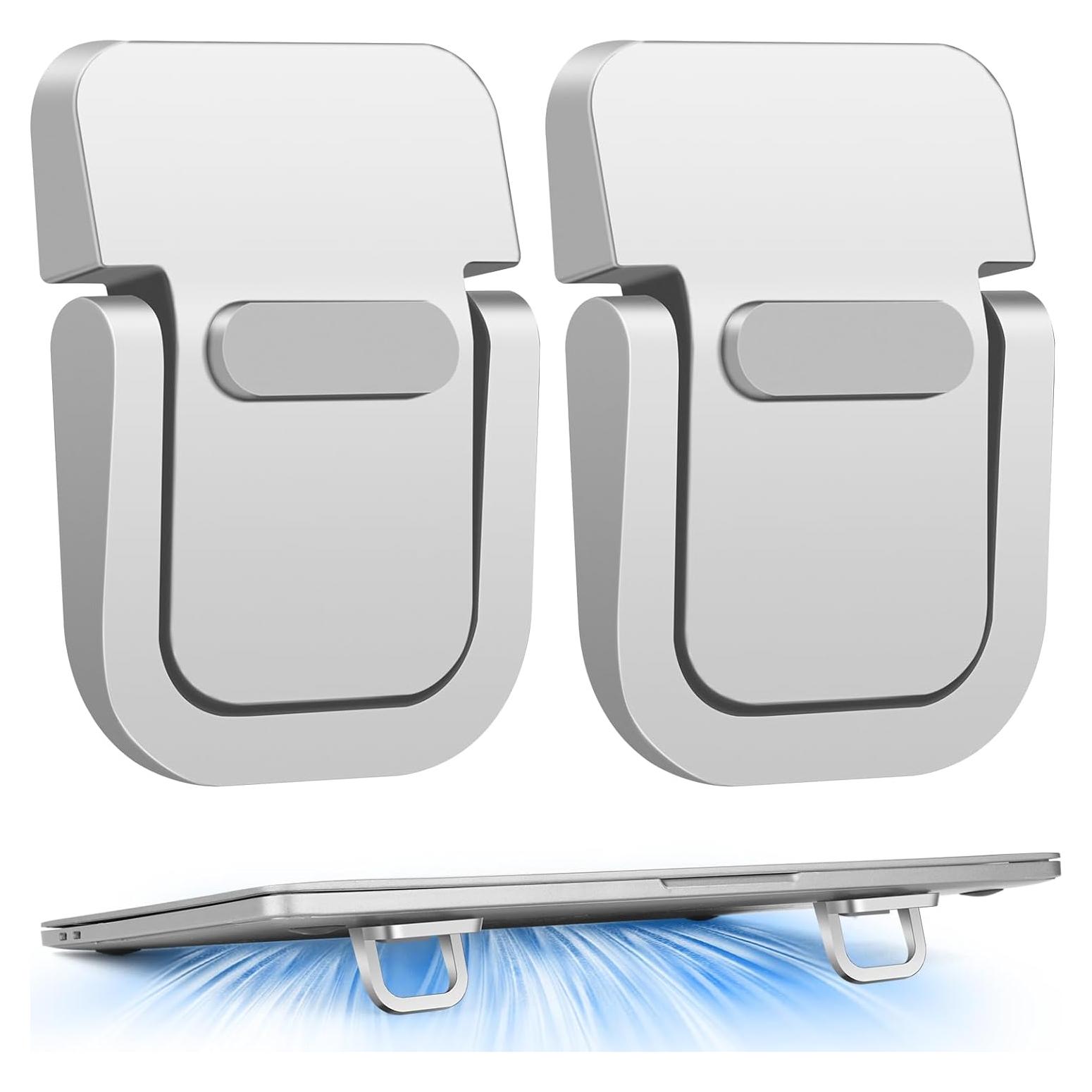 Soporte de Laptop YIPINVE Mini Ergonómico Plegable Plata