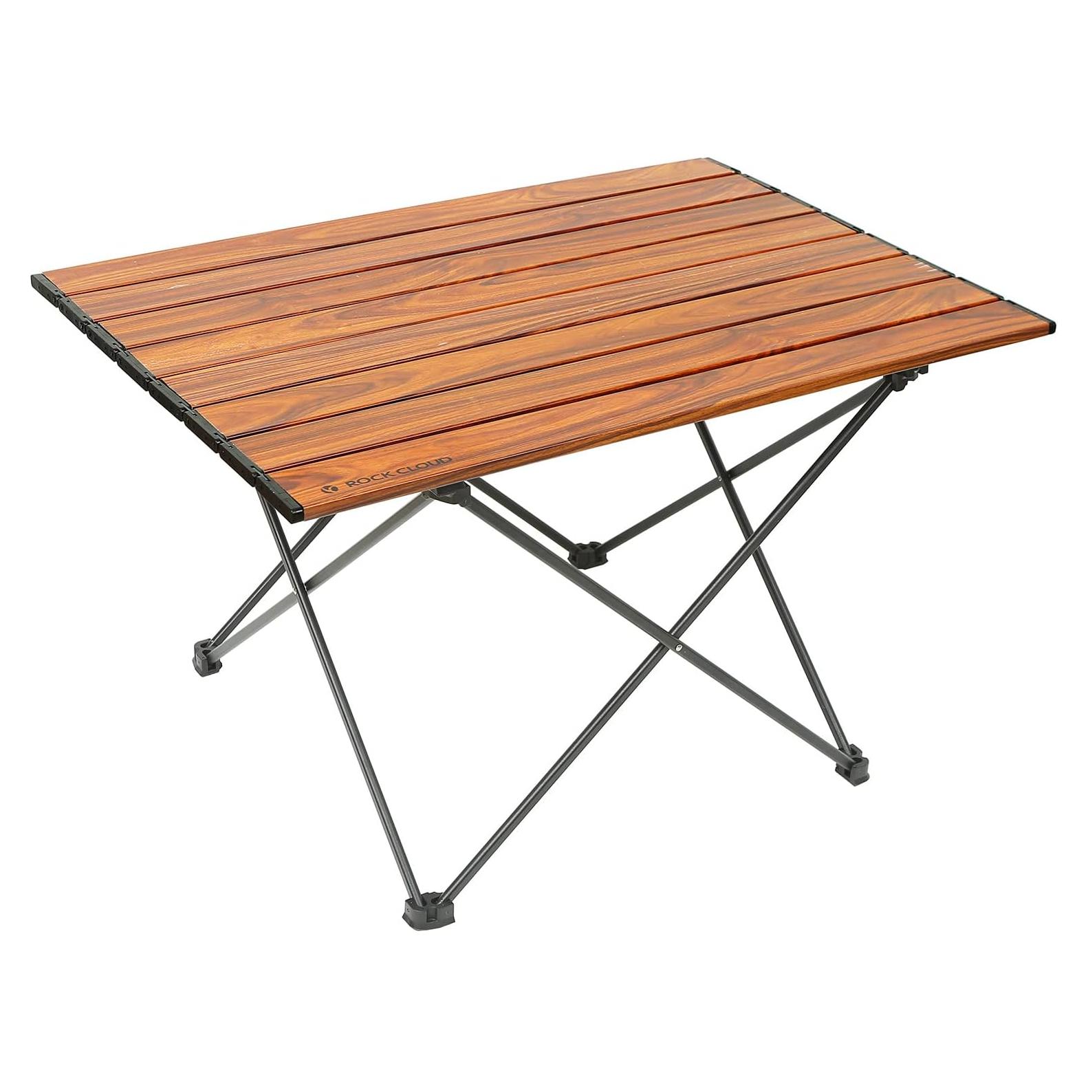 Mesa de Camping ROCK CLOUD Plegable Aluminio Grande 68.5 cm
