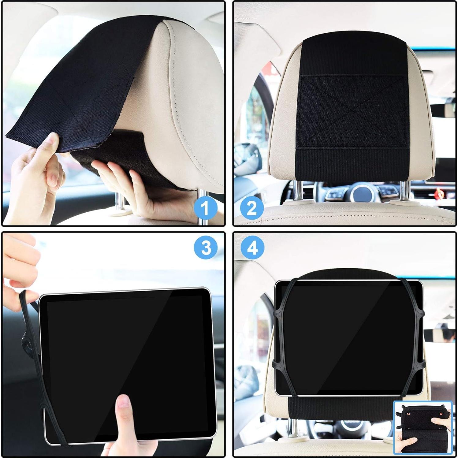 Soporte para Tableta FANGOR 4 Pack para Coche 7-12.9"