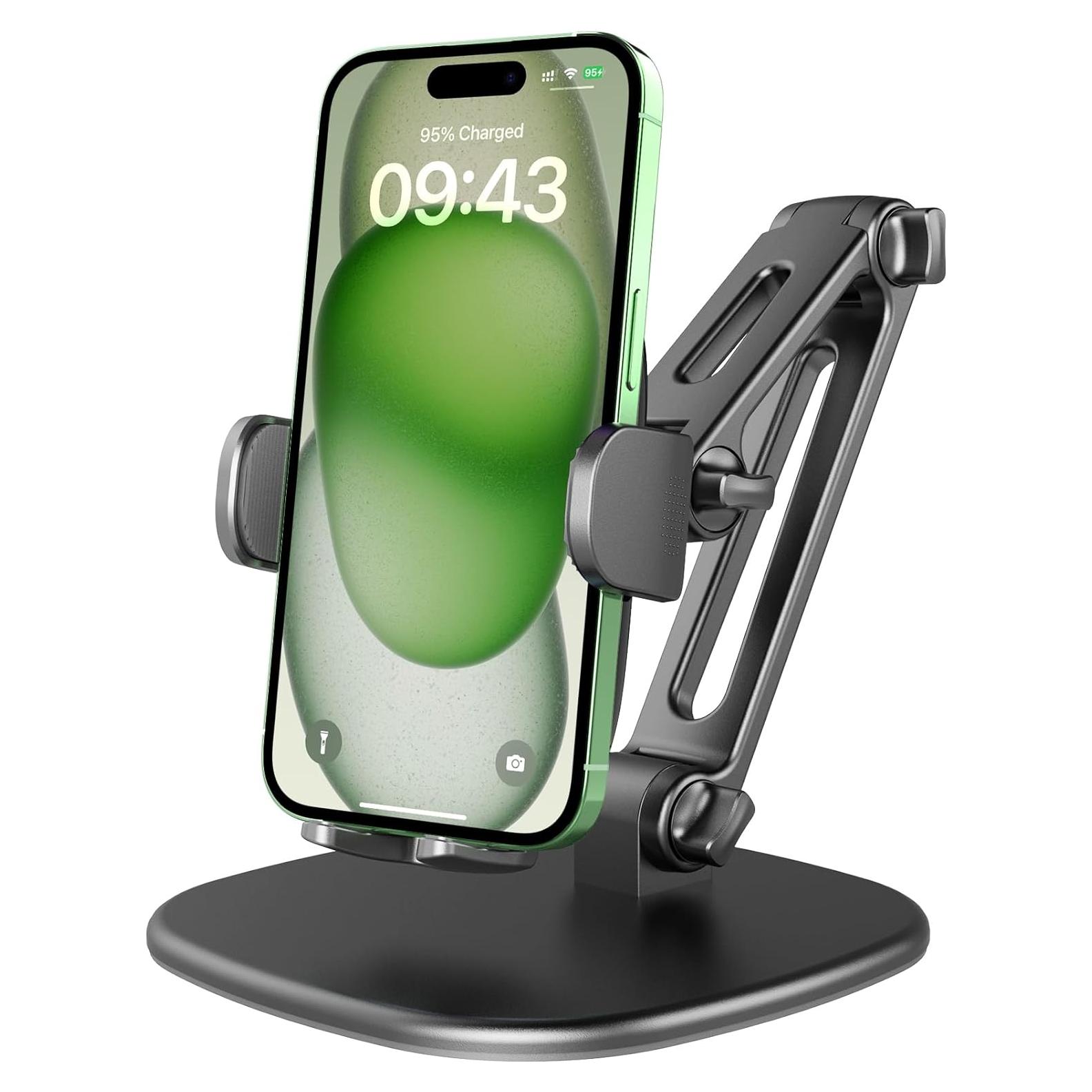 Soporte para Teléfono Wiiki-Tech H9-T7 Ajustable 360°