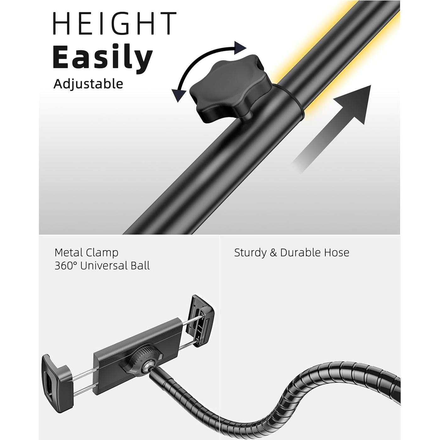 Soporte de Piso para Tableta VoltifyMax GT01 Altura Ajustable