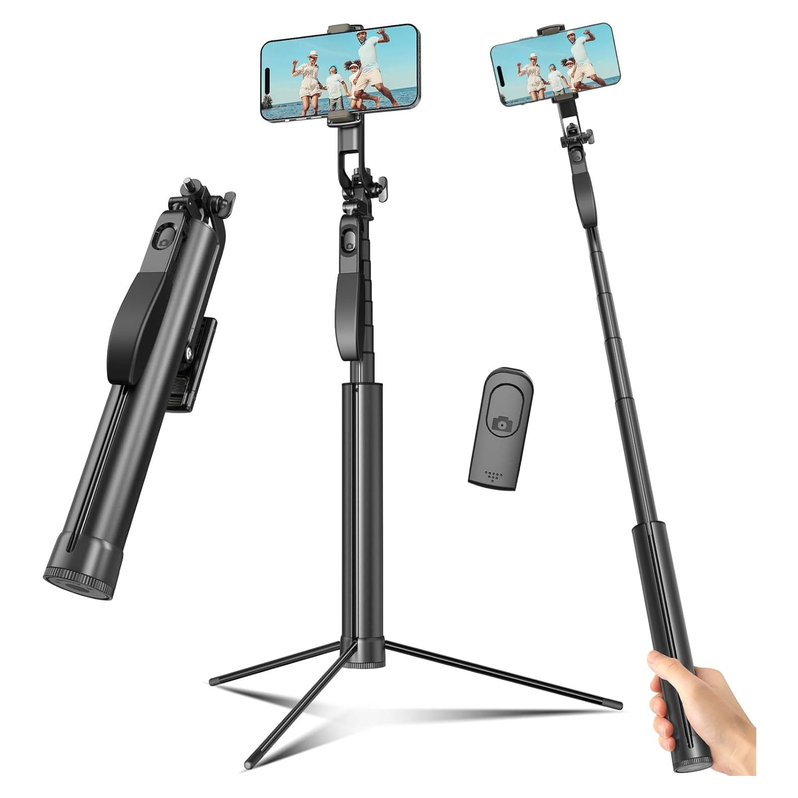 Trípode Liphisy 182,88 cm con Control Remoto para Móvil