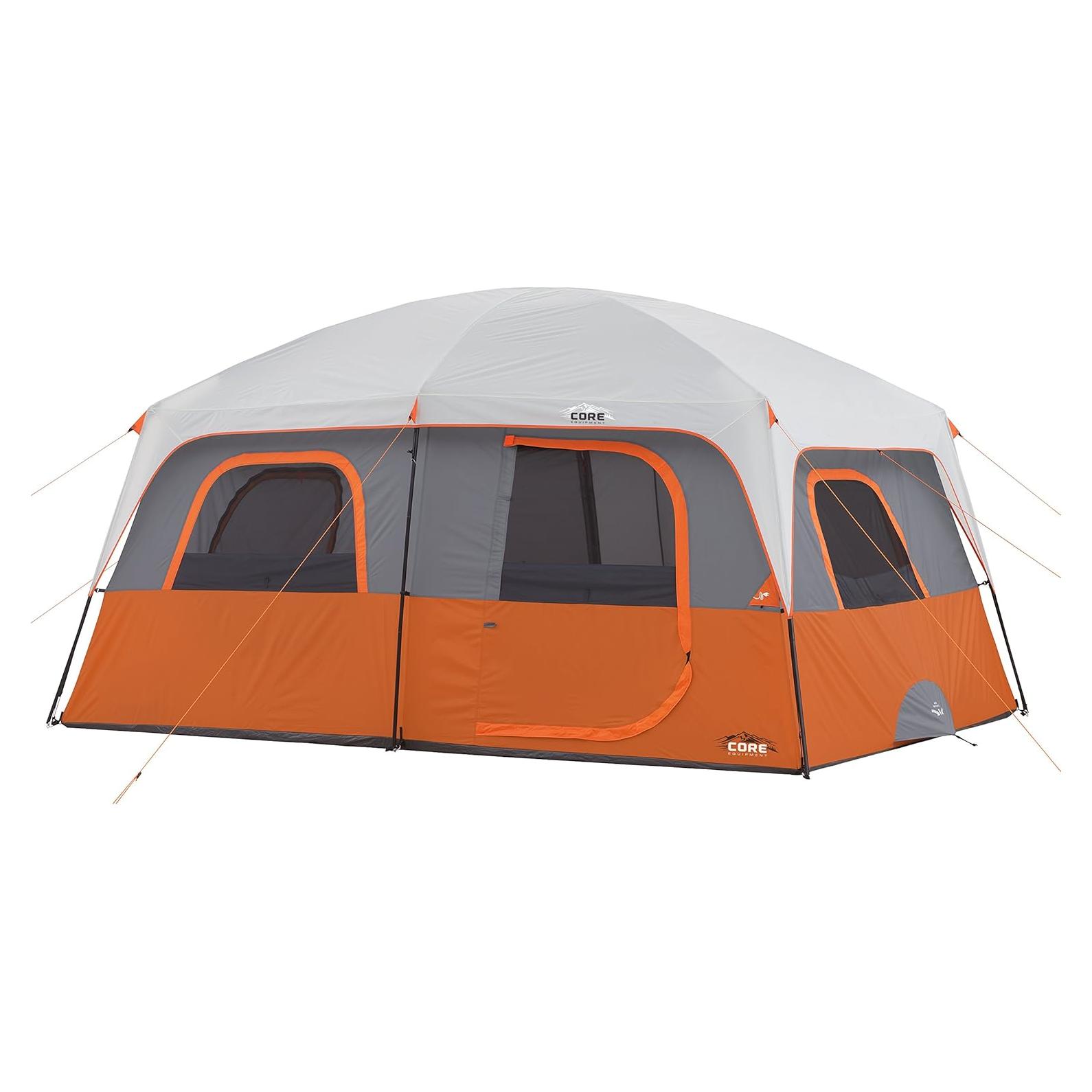 Carpa CORE para Camping Familiar 10 Personas Naranja