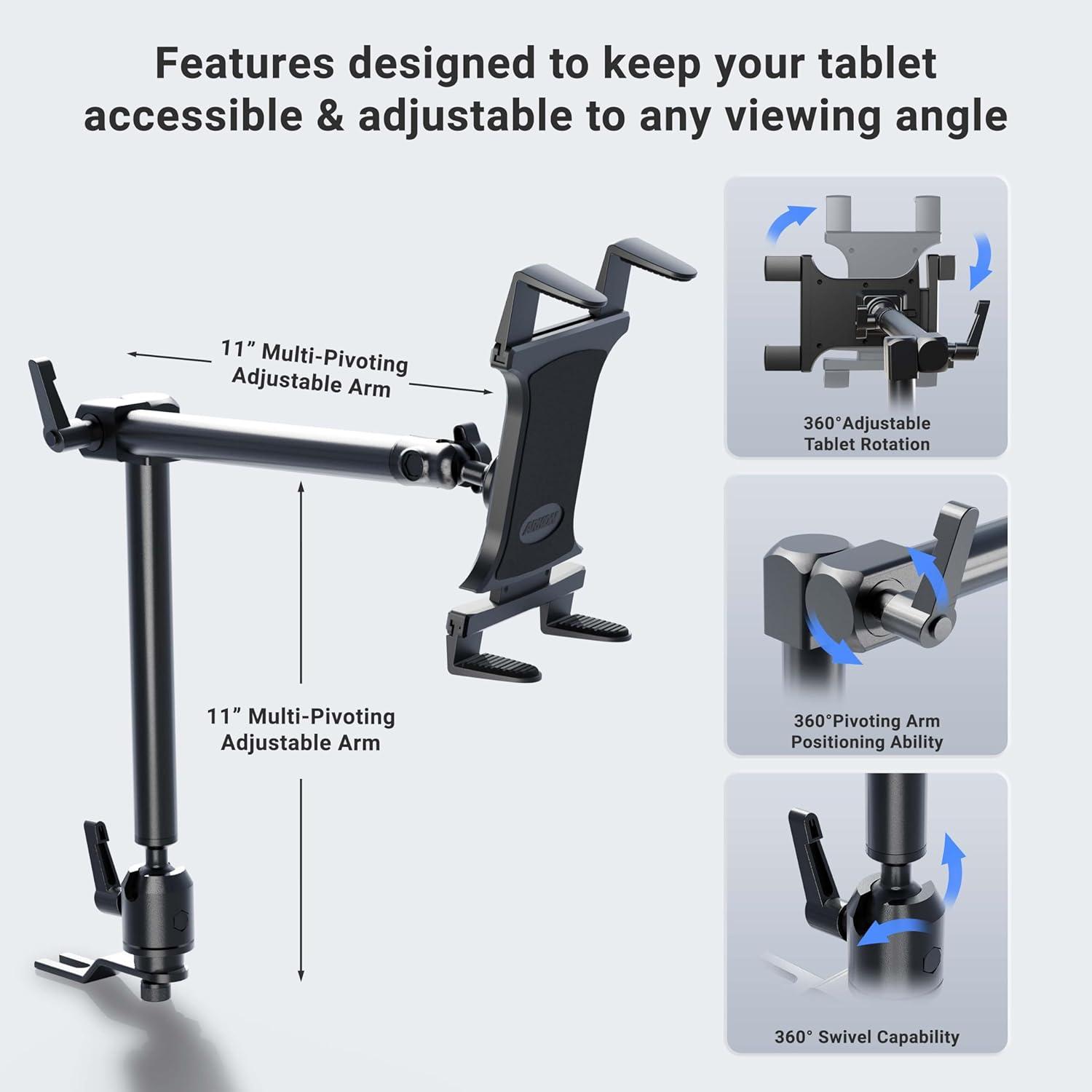 Soporte para Tablet ARKON TAB801 Ajustable para Coche