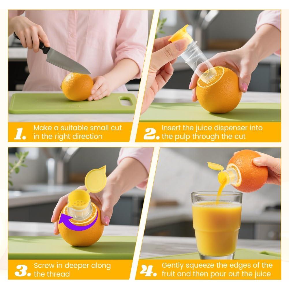 Exprimidor de Limón Manual XuYelora 2 Pcs con Rallador