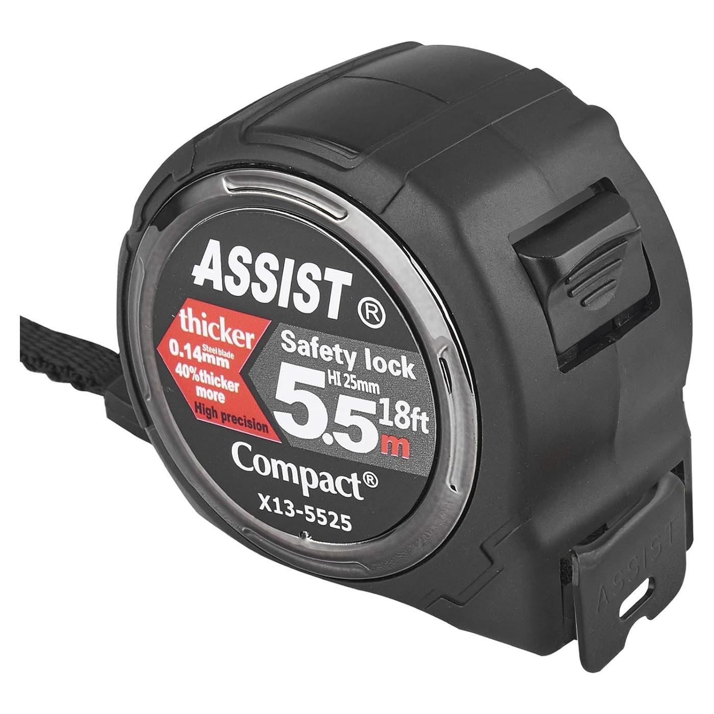 Cinta Métrica 5.49 m ASSIST-Fácil Lectura Doble Cara