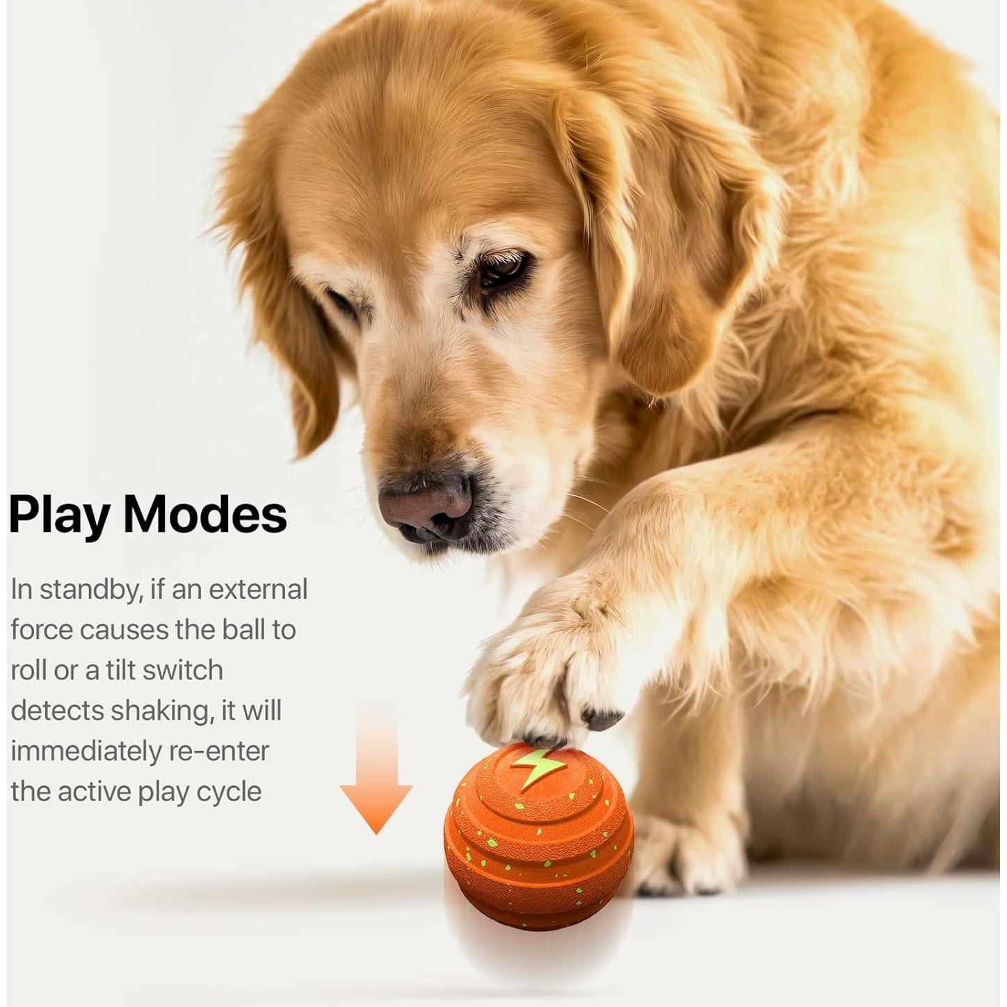 Pelota Interactiva para Perros VNAKIO - E-TPU Impermeable 8 cm