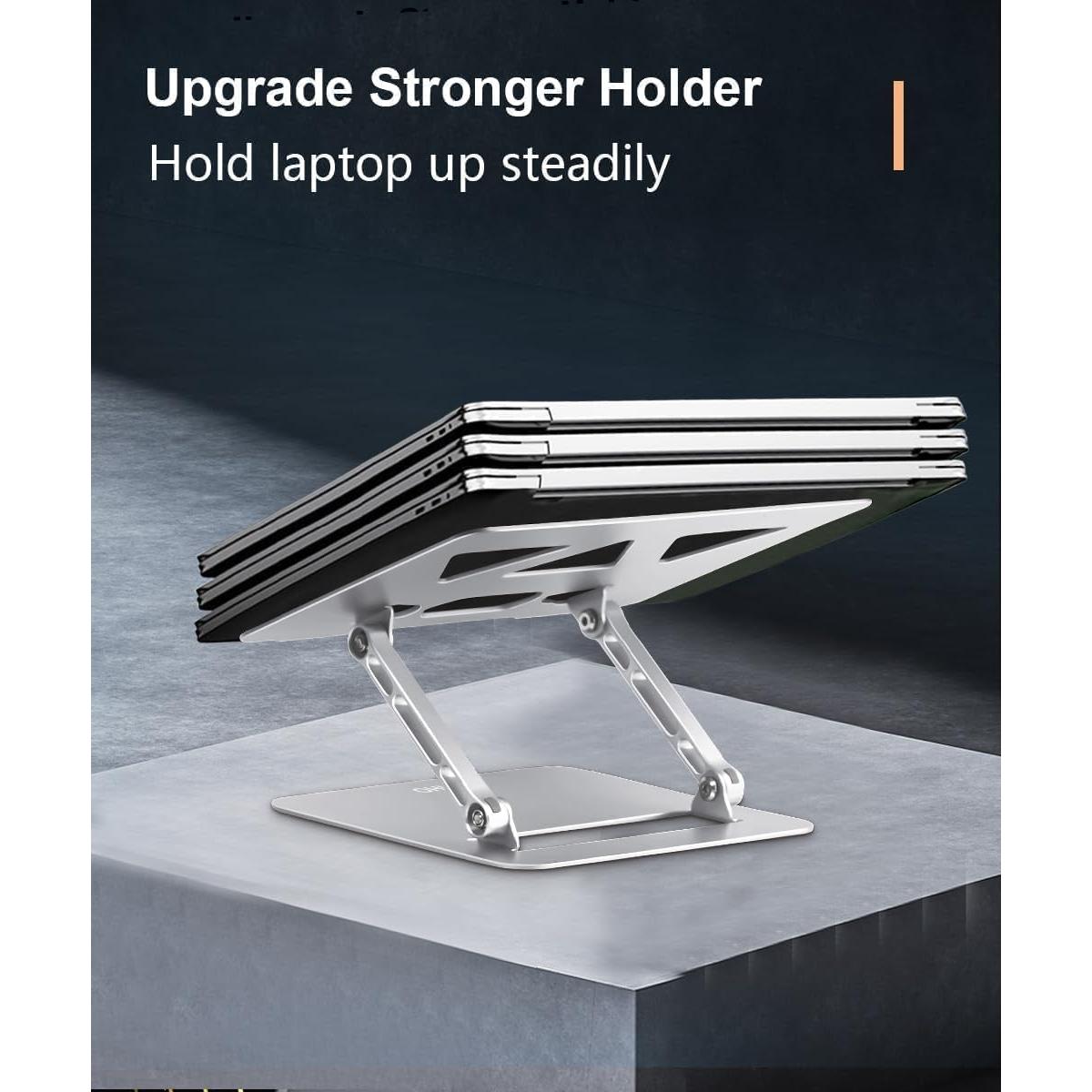 Soporte Ajustable para Laptop Aoviho Plata 10-15.6" Ergonómico