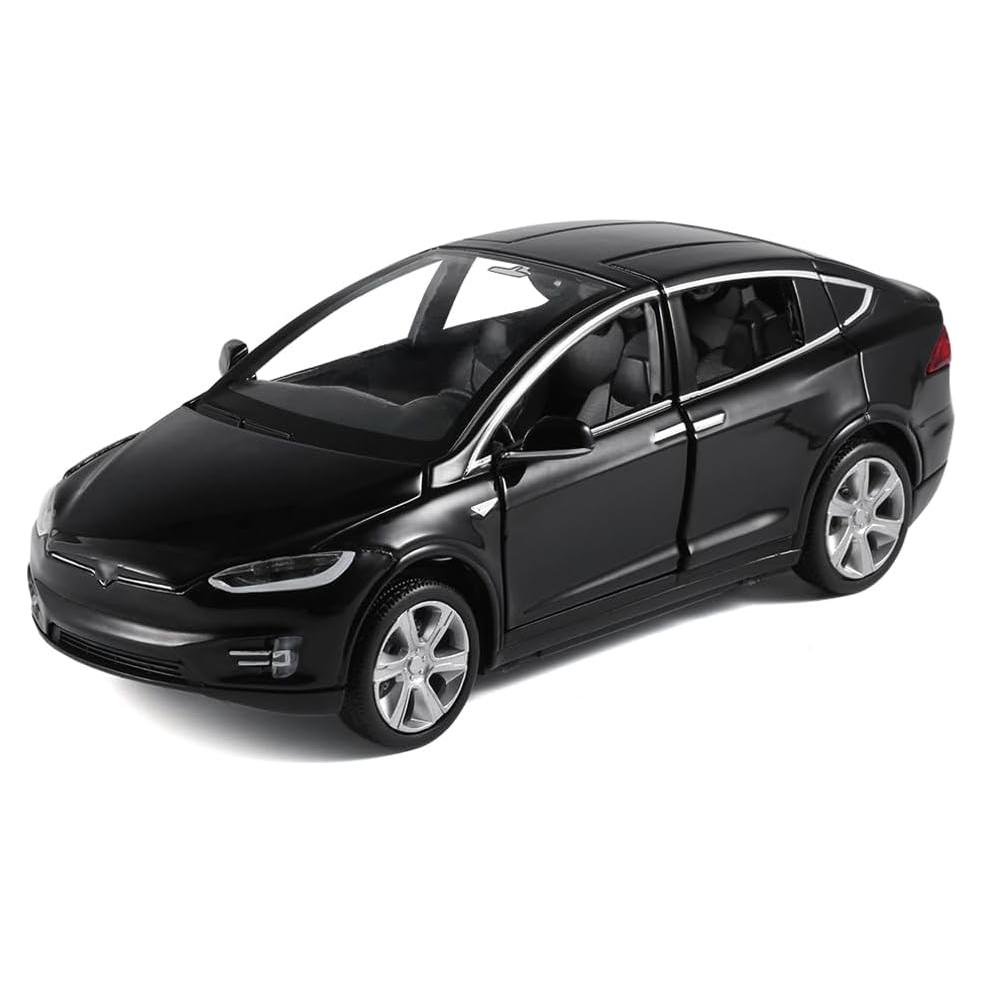 Coche de Juguete LLWEIT Modelo X 1:32 con Sonido y Luces Negro