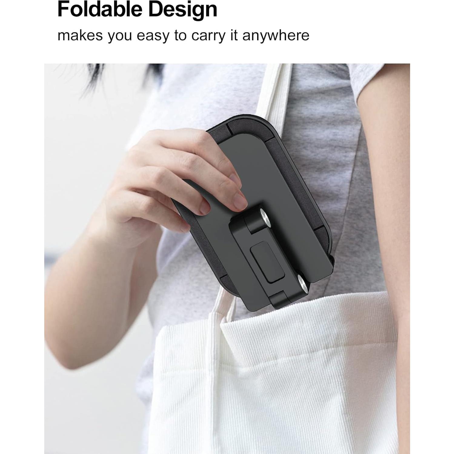 Soporte para Teléfono OCYCLONE Ajustable Plegable Negro