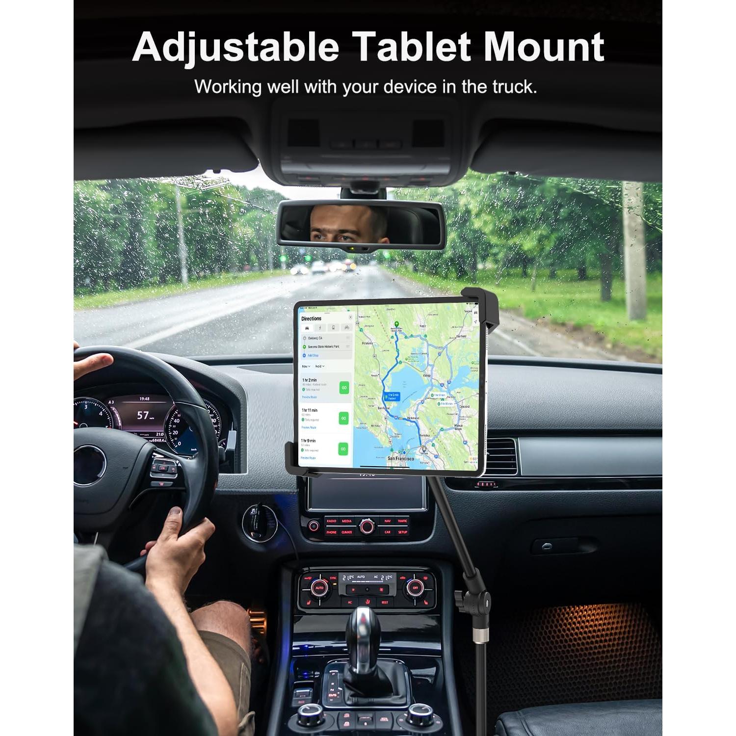 Soporte de Tableta Woleyi Anti-Robo para Vehículo 7-11"