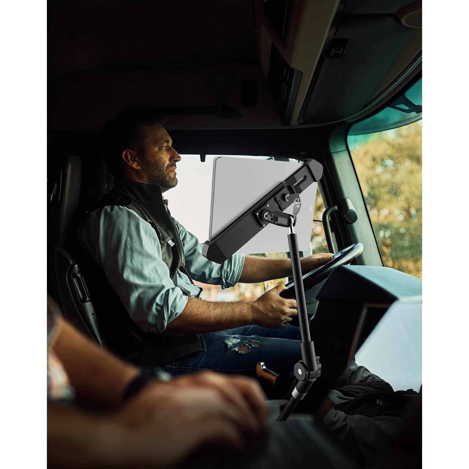 Soporte de Tableta Woleyi Anti-Robo para Vehículo 7-11"