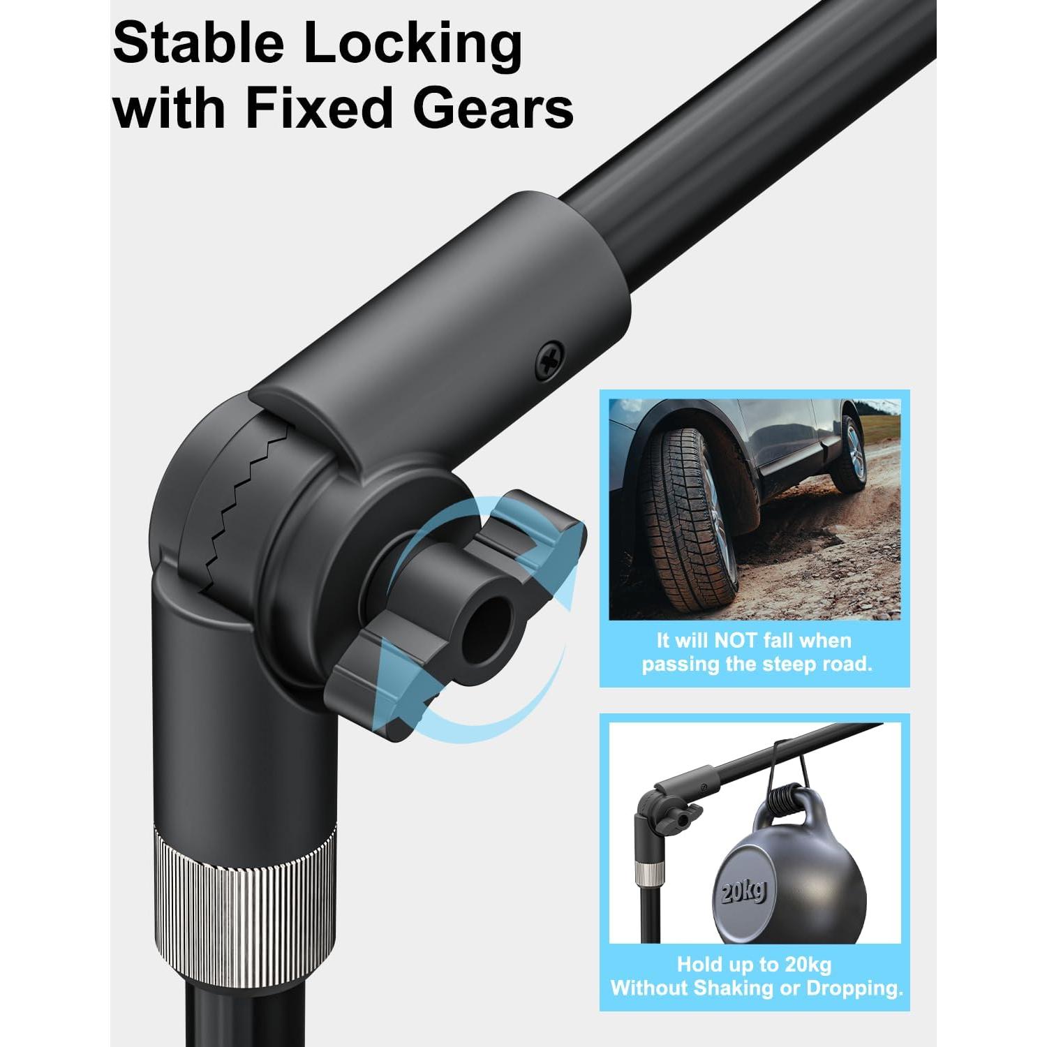 Soporte de Tableta Woleyi Anti-Robo para Vehículo 7-11"