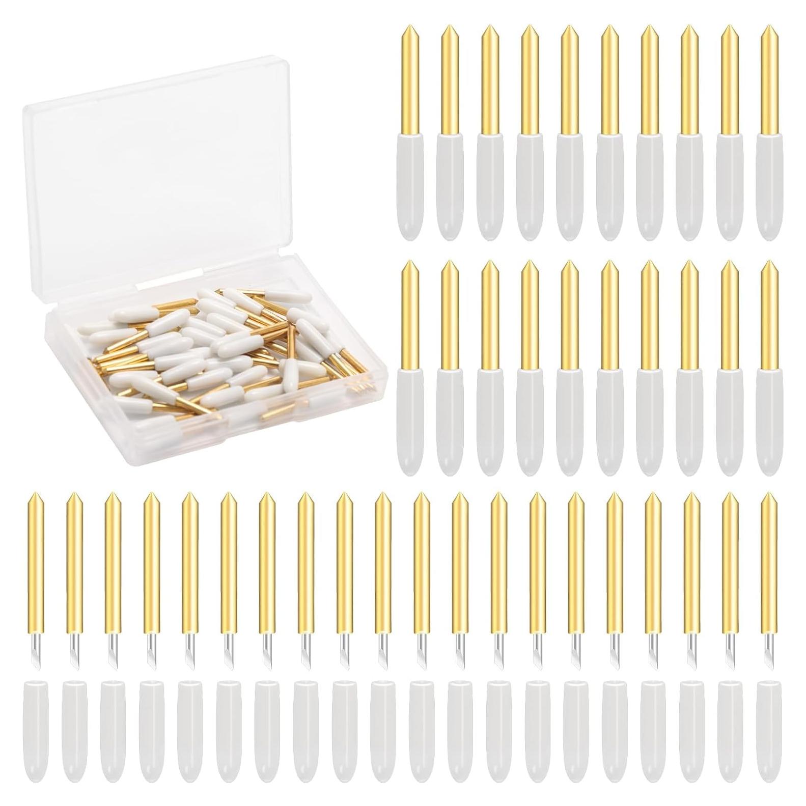 20 Cuchillas de Punta Fina Luxiv para Cricut Maker y Explore