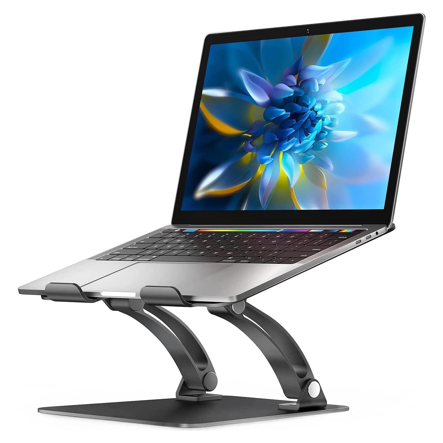 Soporte para Laptop Nulaxy C1 Ajustable Ergonómico Negro