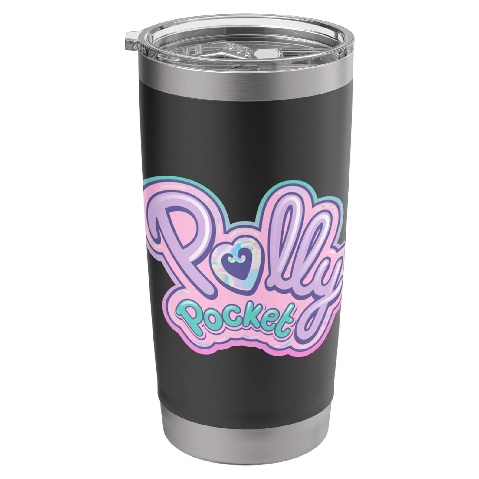 Vaso Térmico Acero Inoxidable Polly Pocket 591 ml Negro