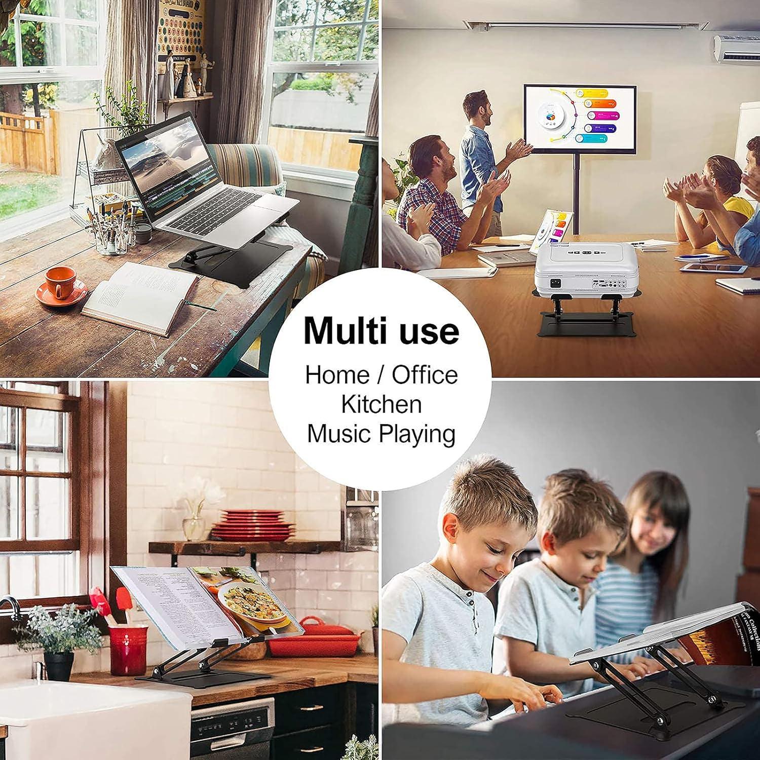 Soporte de Laptop Ajustable Targeal Negro Ergonómico