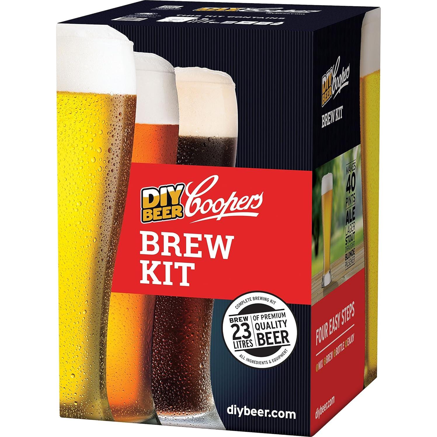 Kit de Cerveza Casera Coopers DIY 6 Galones Todo Incluido